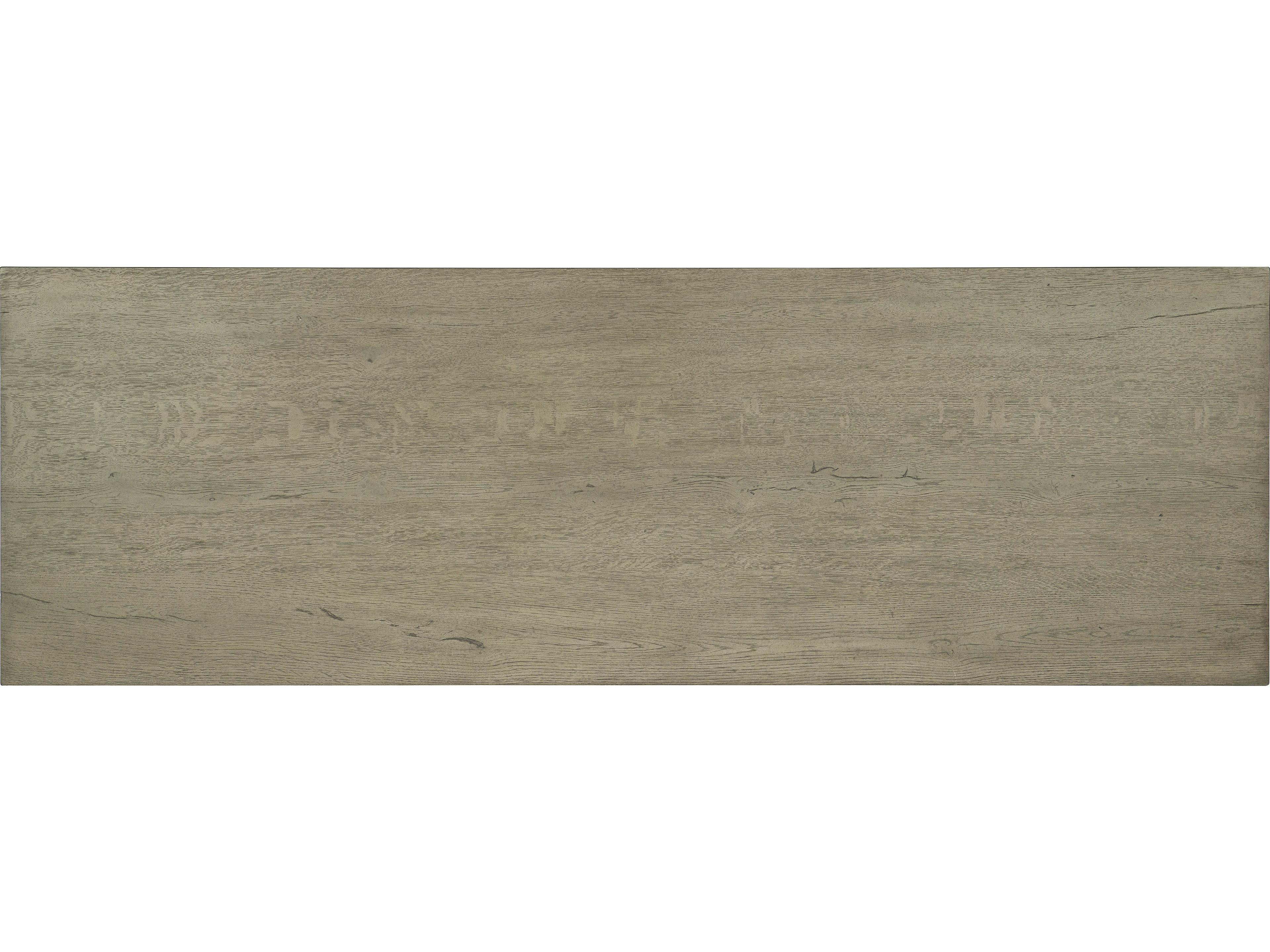 Hooker Furniture Linville Falls Wood Gray Hardwood Secretary Desk with Two Files