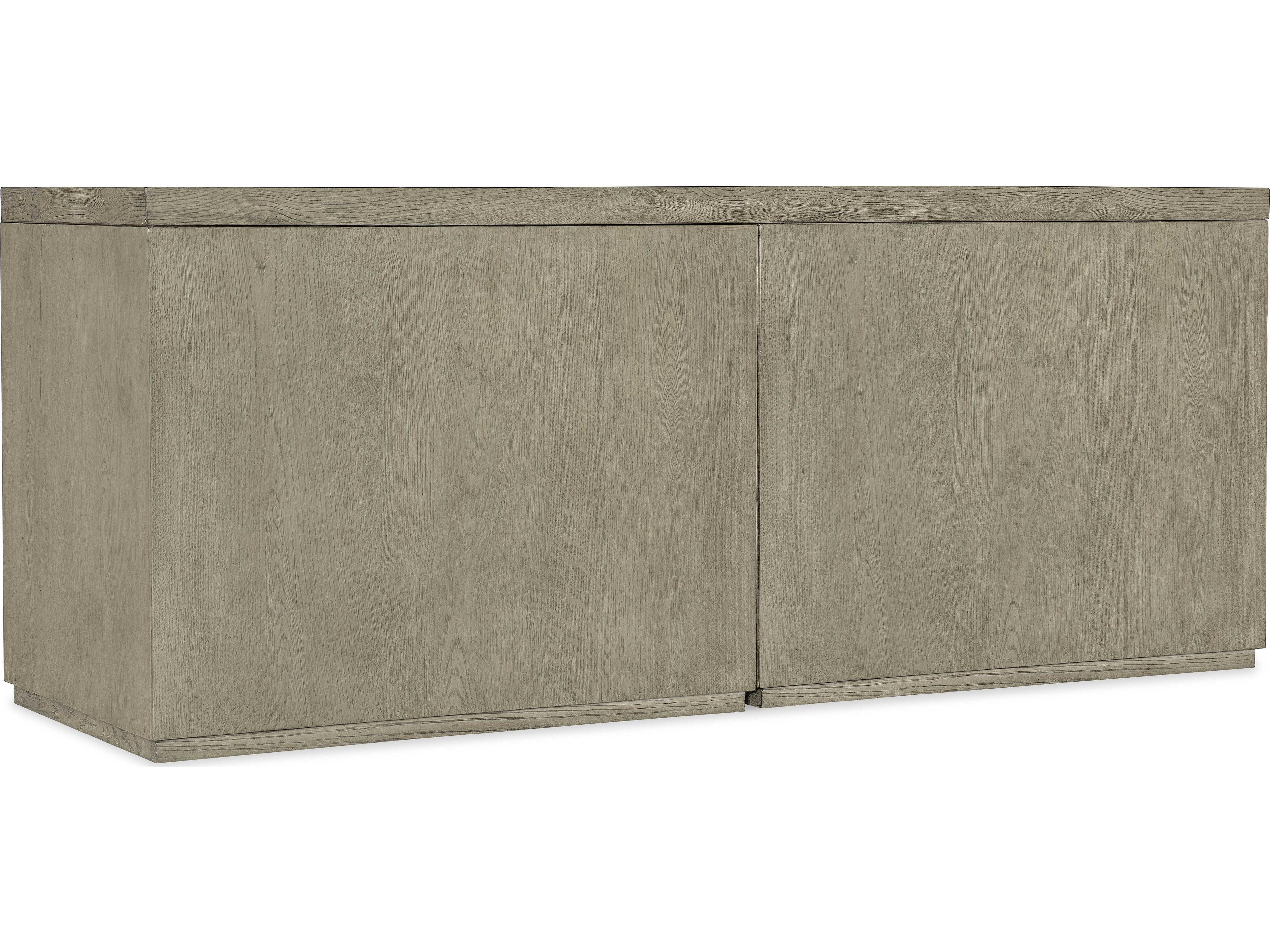 Hooker Furniture Linville Falls Credenza with Two Open Desk Cabinets