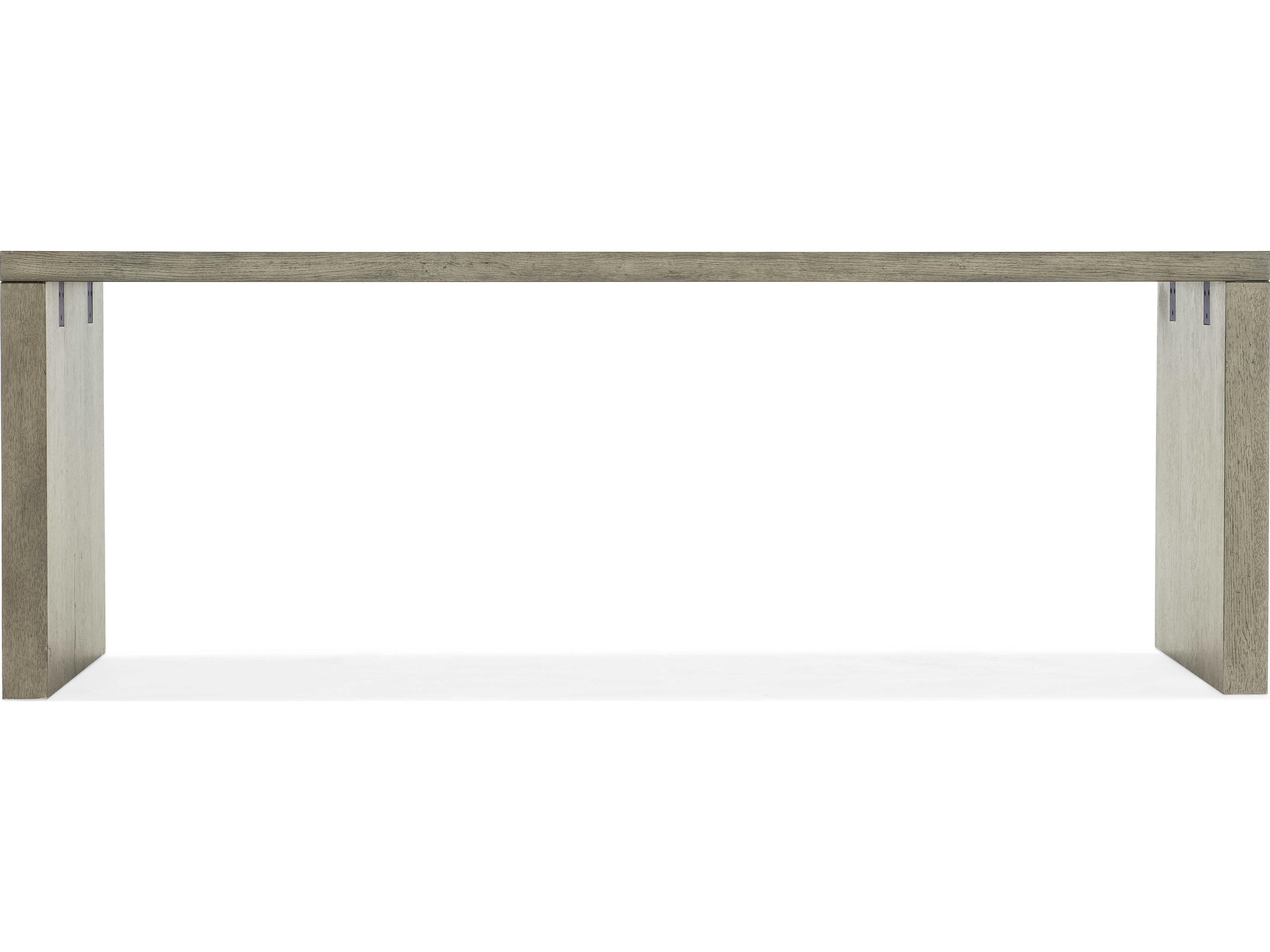 Hooker Furniture Linville Falls Wood Gray Oak Computer Desk