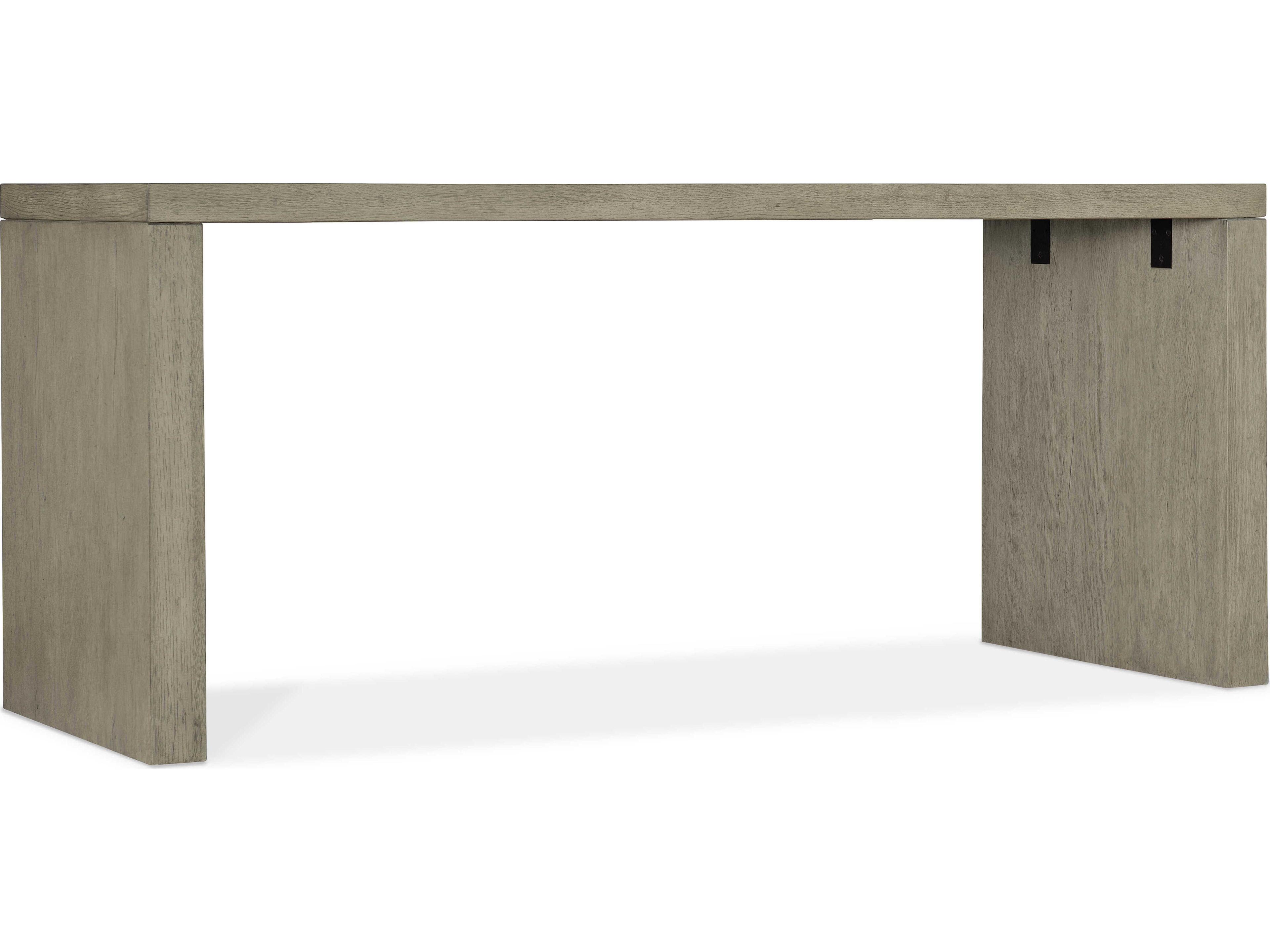 Hooker Furniture Linville Falls Wood Gray Oak Computer Desk