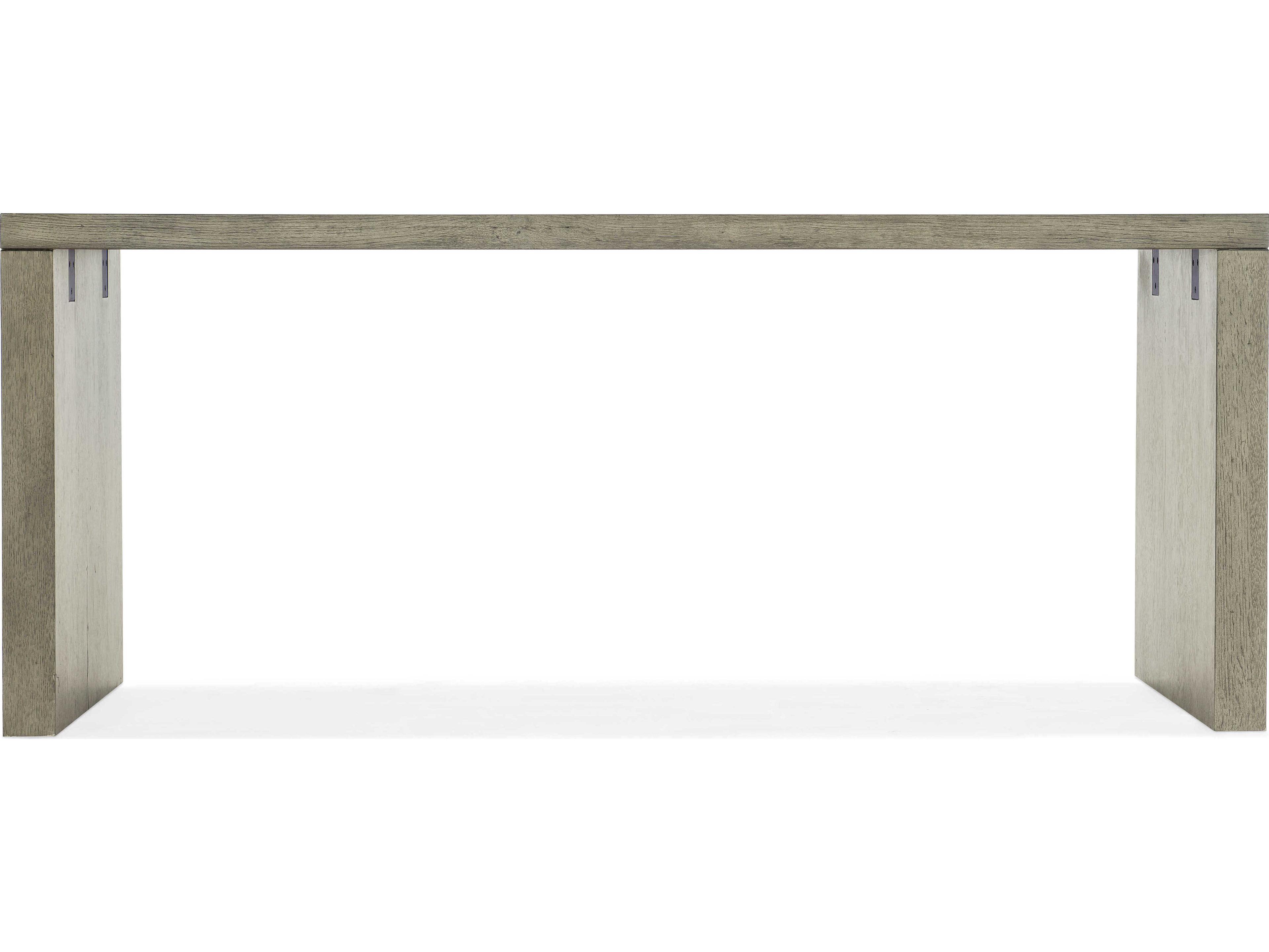 Hooker Furniture Linville Falls Wood Gray Oak Computer Desk