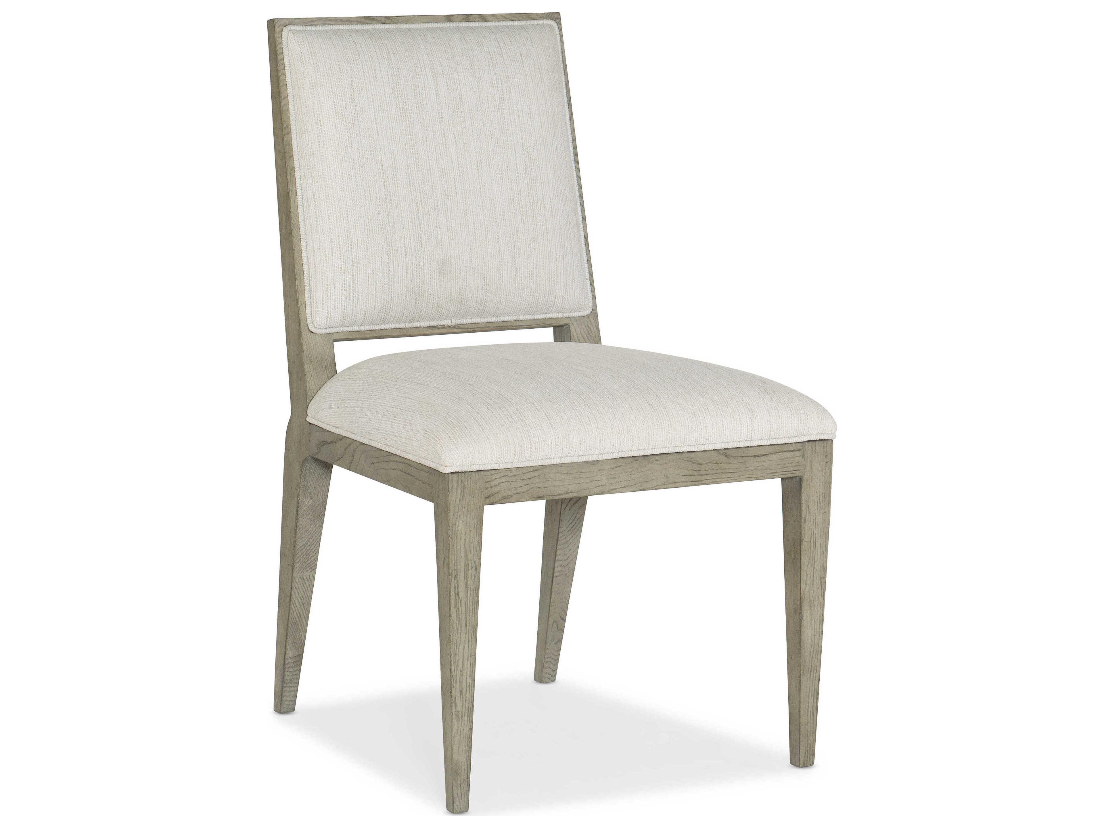 Hooker Furniture Linville Falls Solid Wood Gray Upholstered Side Dining Chair