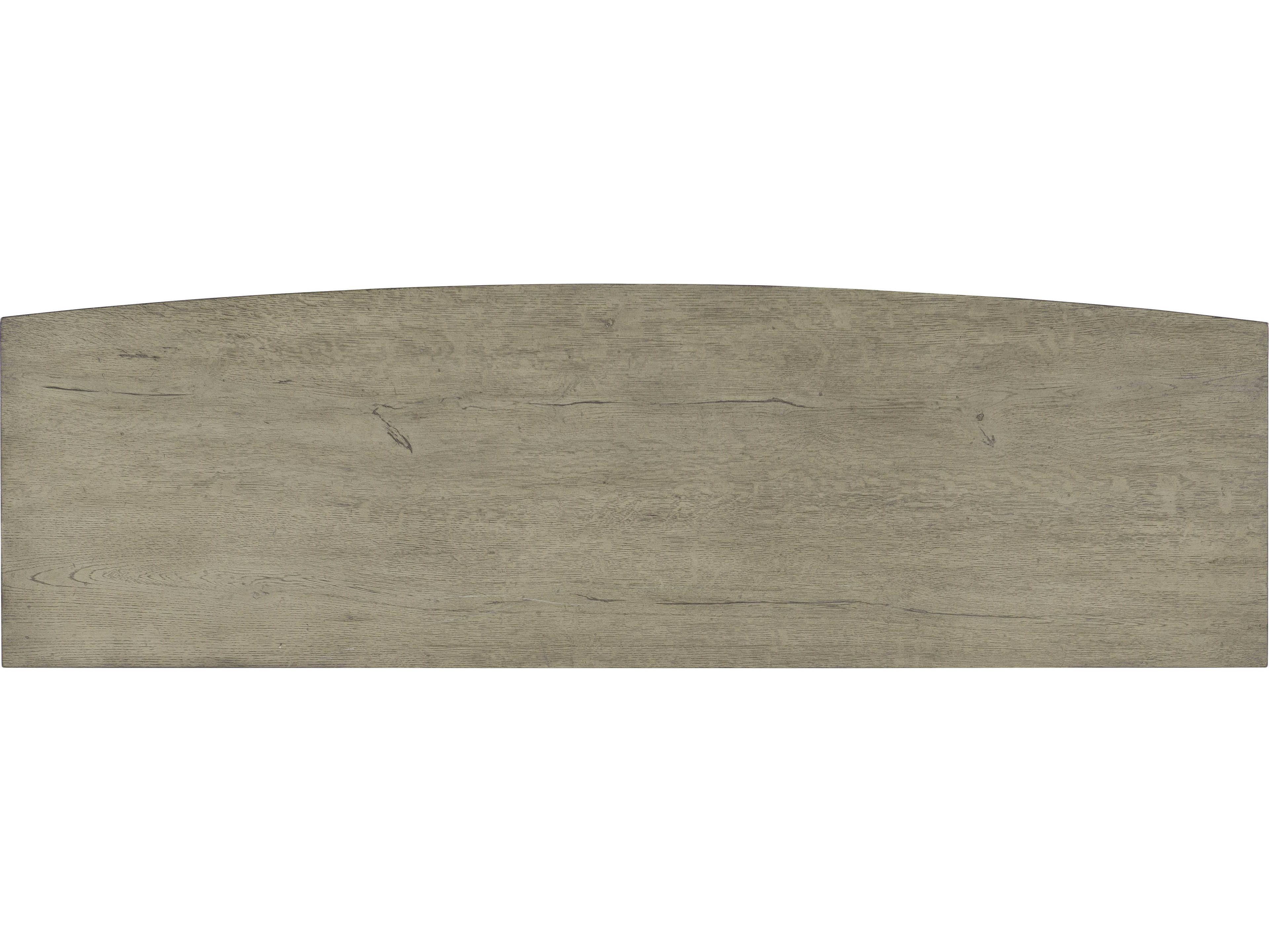 Hooker Furniture Linville Falls Chimney Gap 6-Drawers Gray Oak Wood Double Dresser