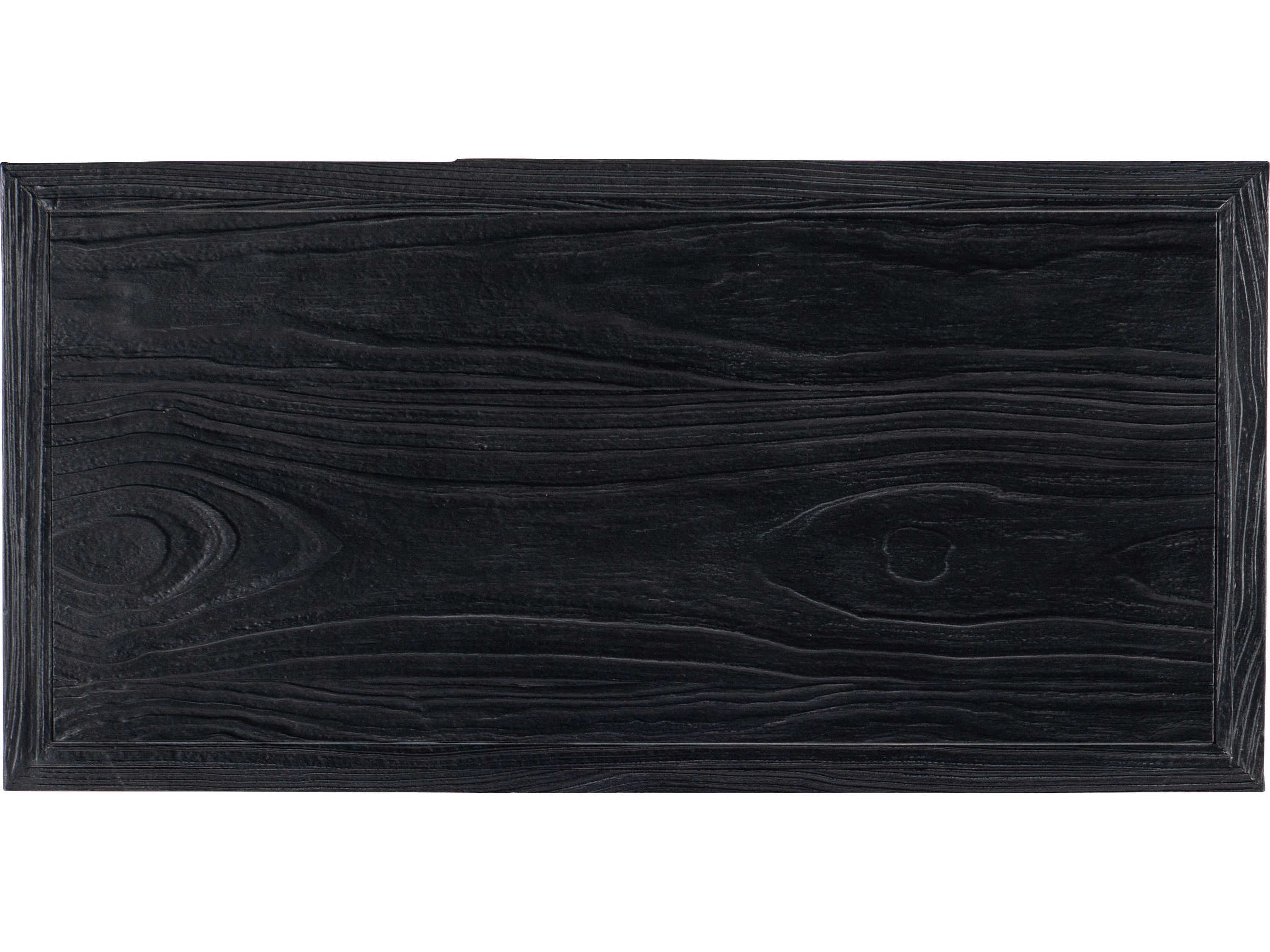 Hooker Furniture Linville Falls Shou Sugi Ban 2-Drawers Pine Wood Nightstand