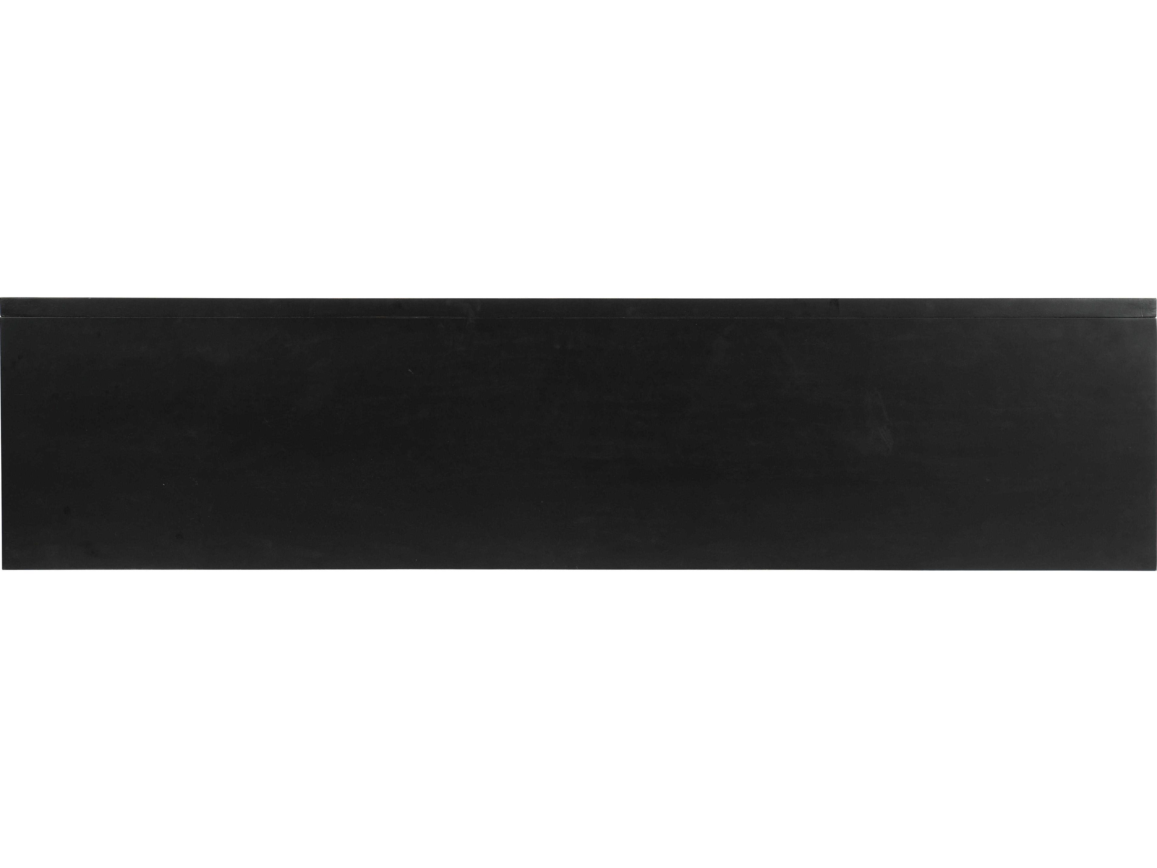 Luxecor Heritage Mountgomery 76" Maple Wood Dark Credenza Sideboard