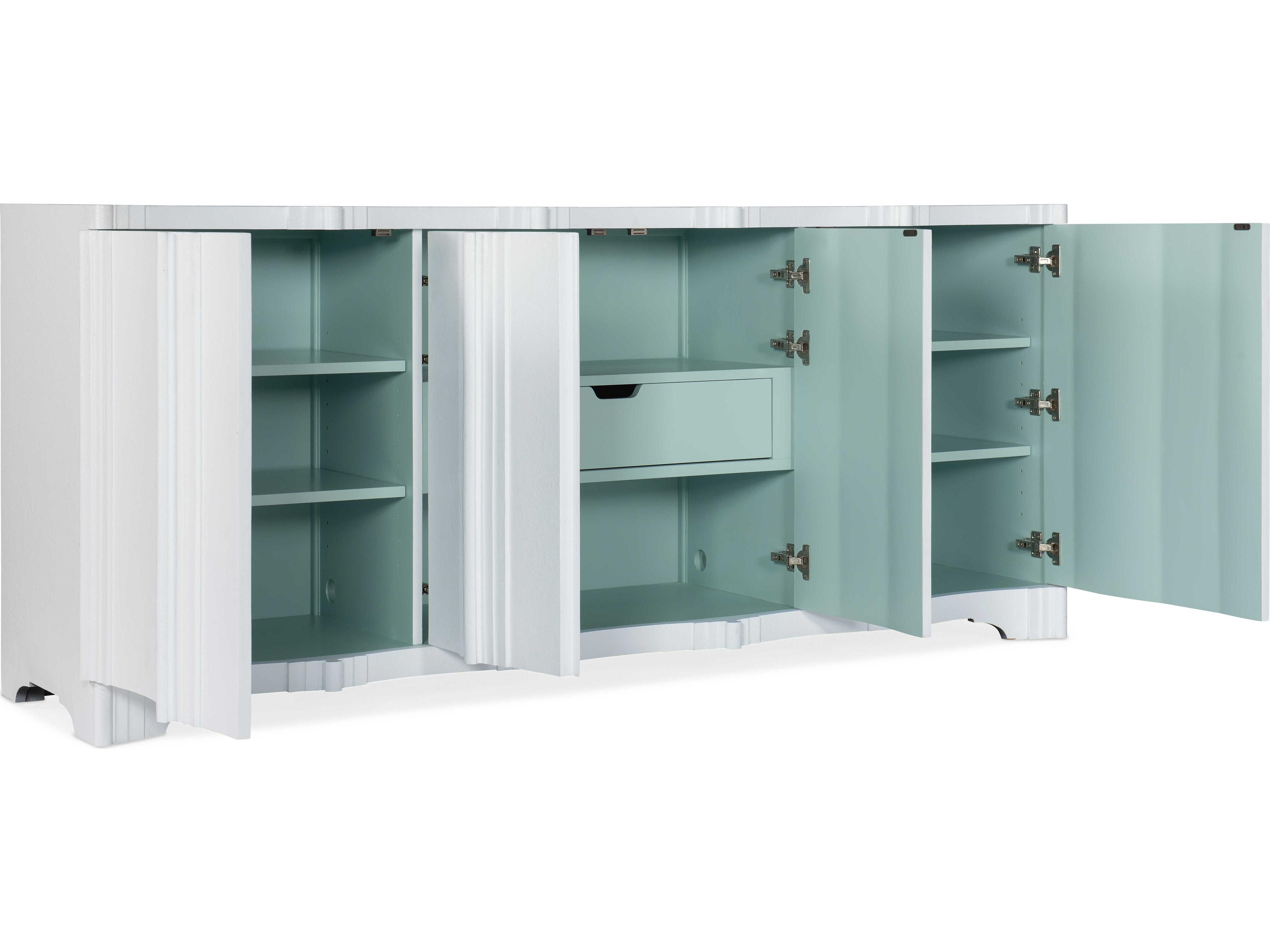 Hooker Furniture Melange 79" Whites creams beiges Media Console