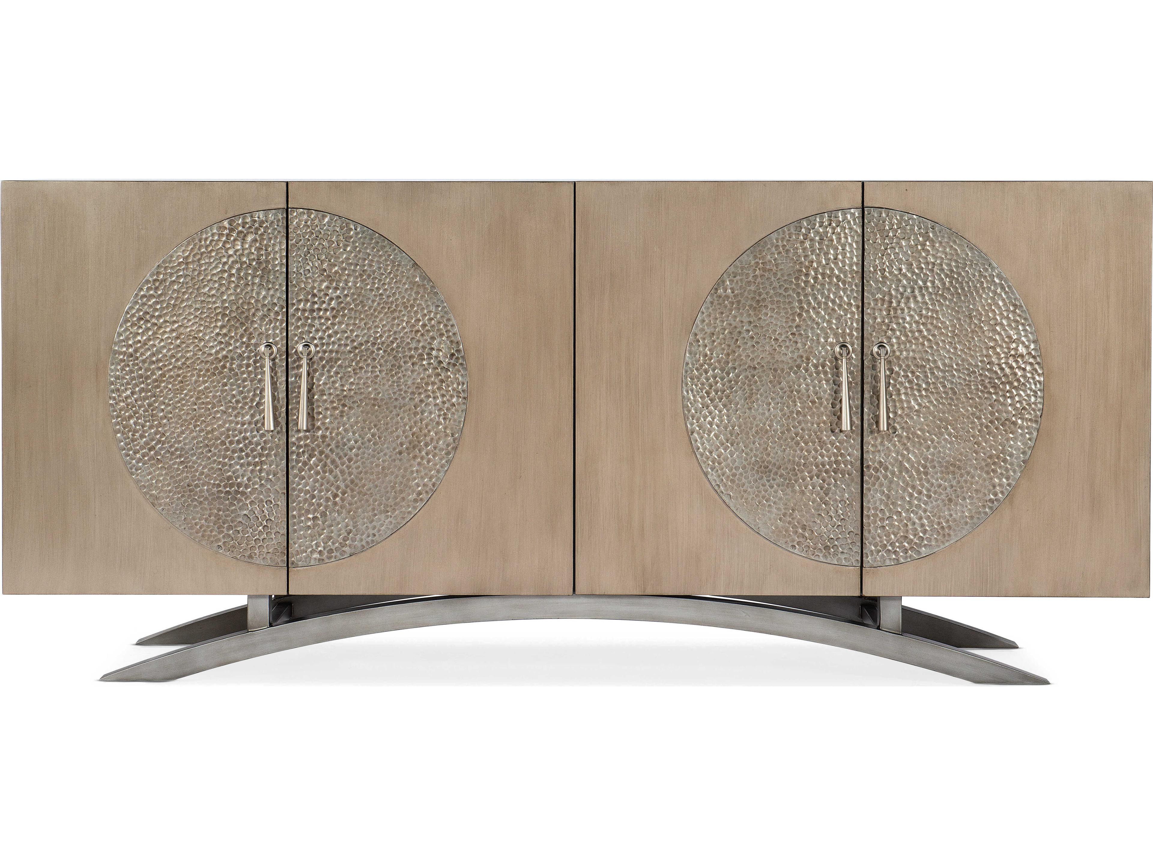 Hooker Furniture Melange 76" Maple Wood Golds Media Console
