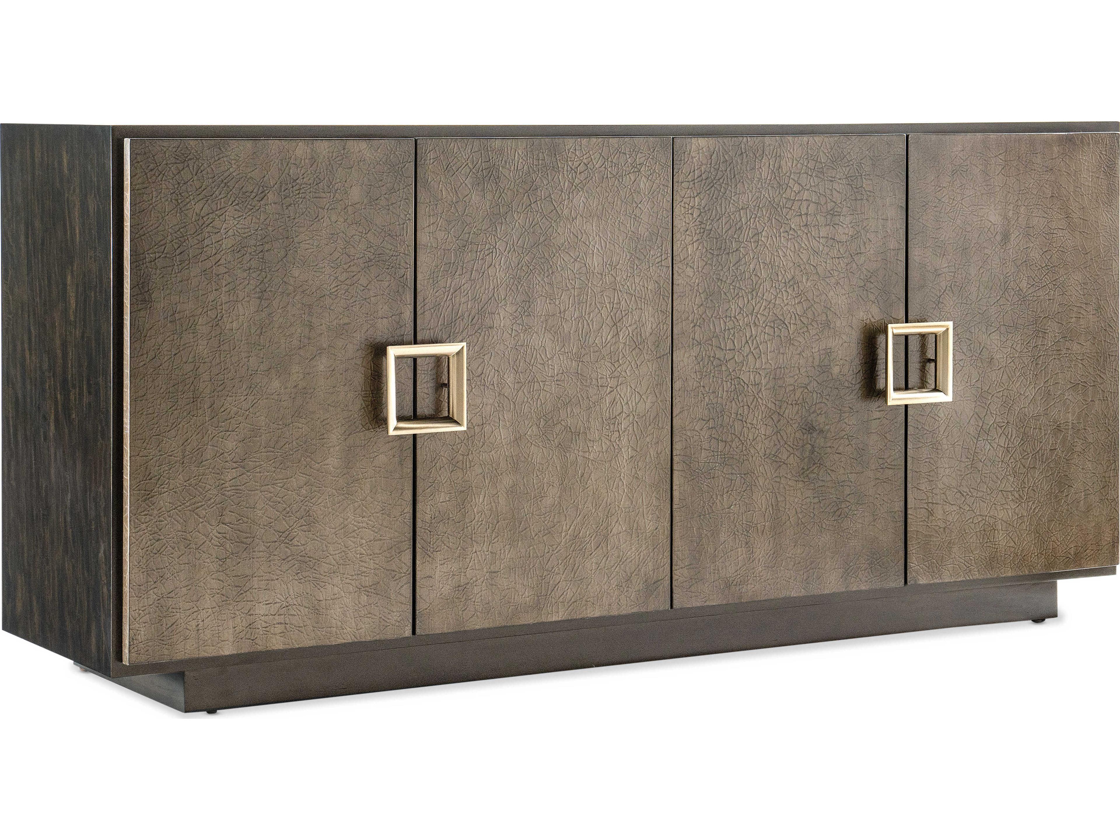 Hooker Furniture Melange Asher 76" Dark Wood Media Console