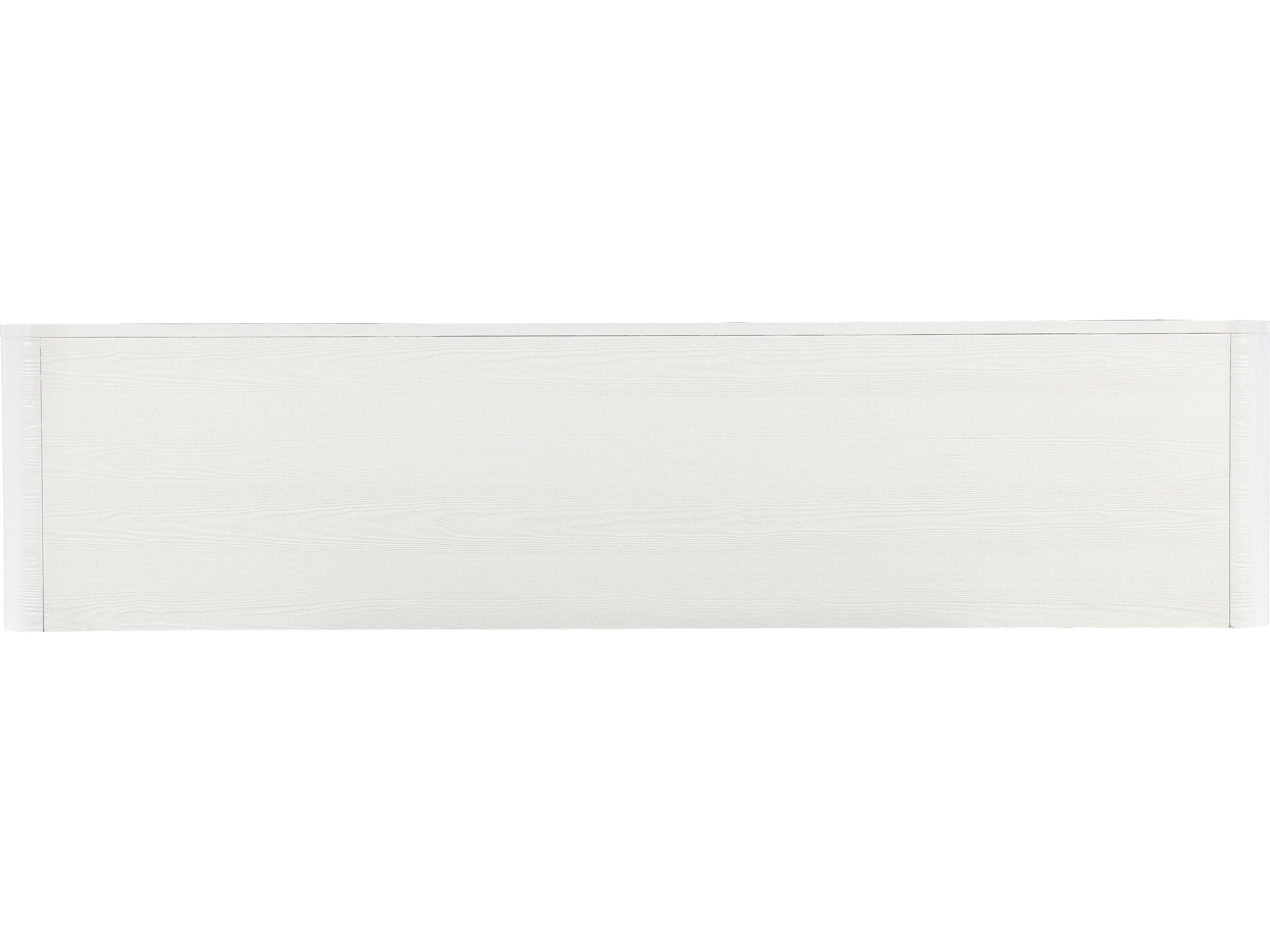 Hooker Furniture Melange Atlantis 76" Pine Wood White Entertainment Credenza