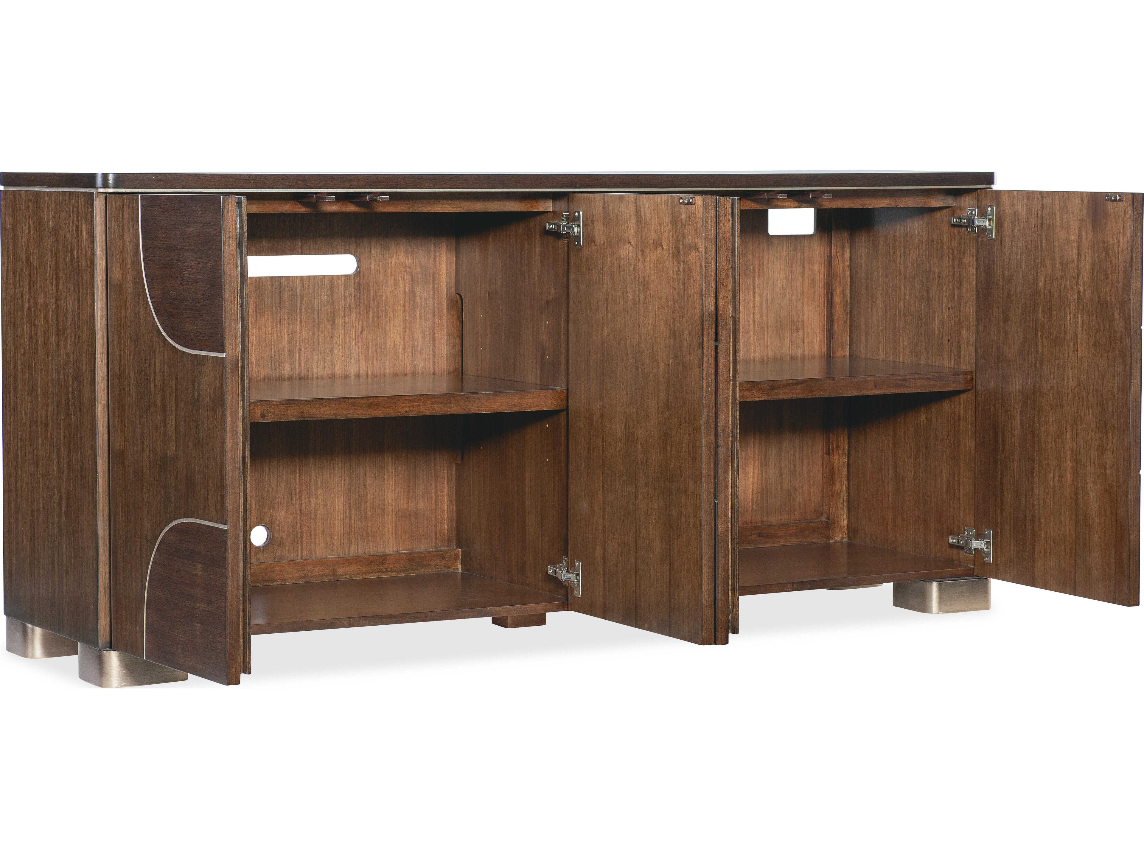 Hooker Furniture Melange 74" Walnut Wood Sideboard