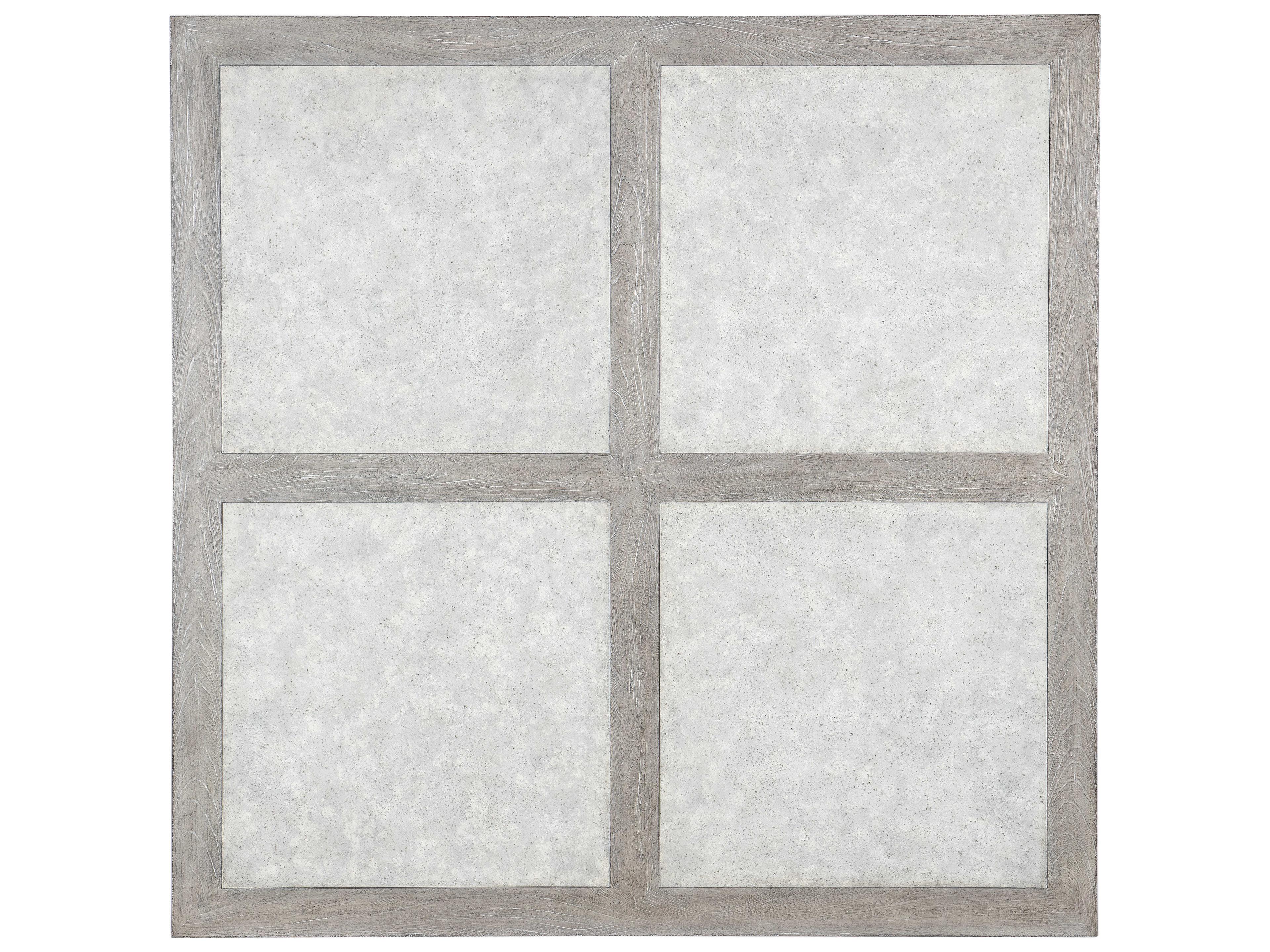 Hooker Furniture Melange Korena Square Stone Gray Cocktail Table