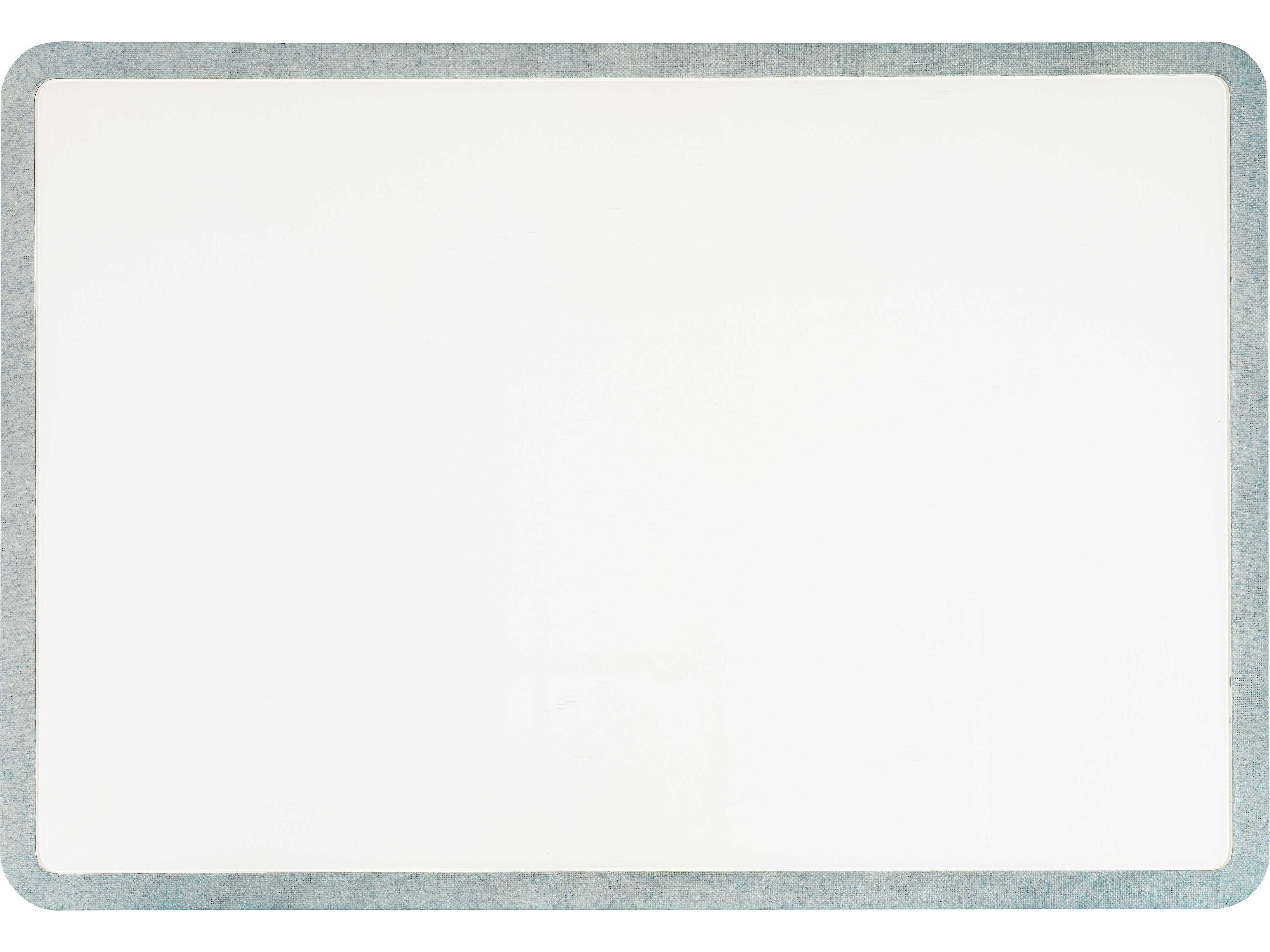 Hooker Furniture Melange Atlantis Rectangular Glass Gray Creamy White Cocktail Table