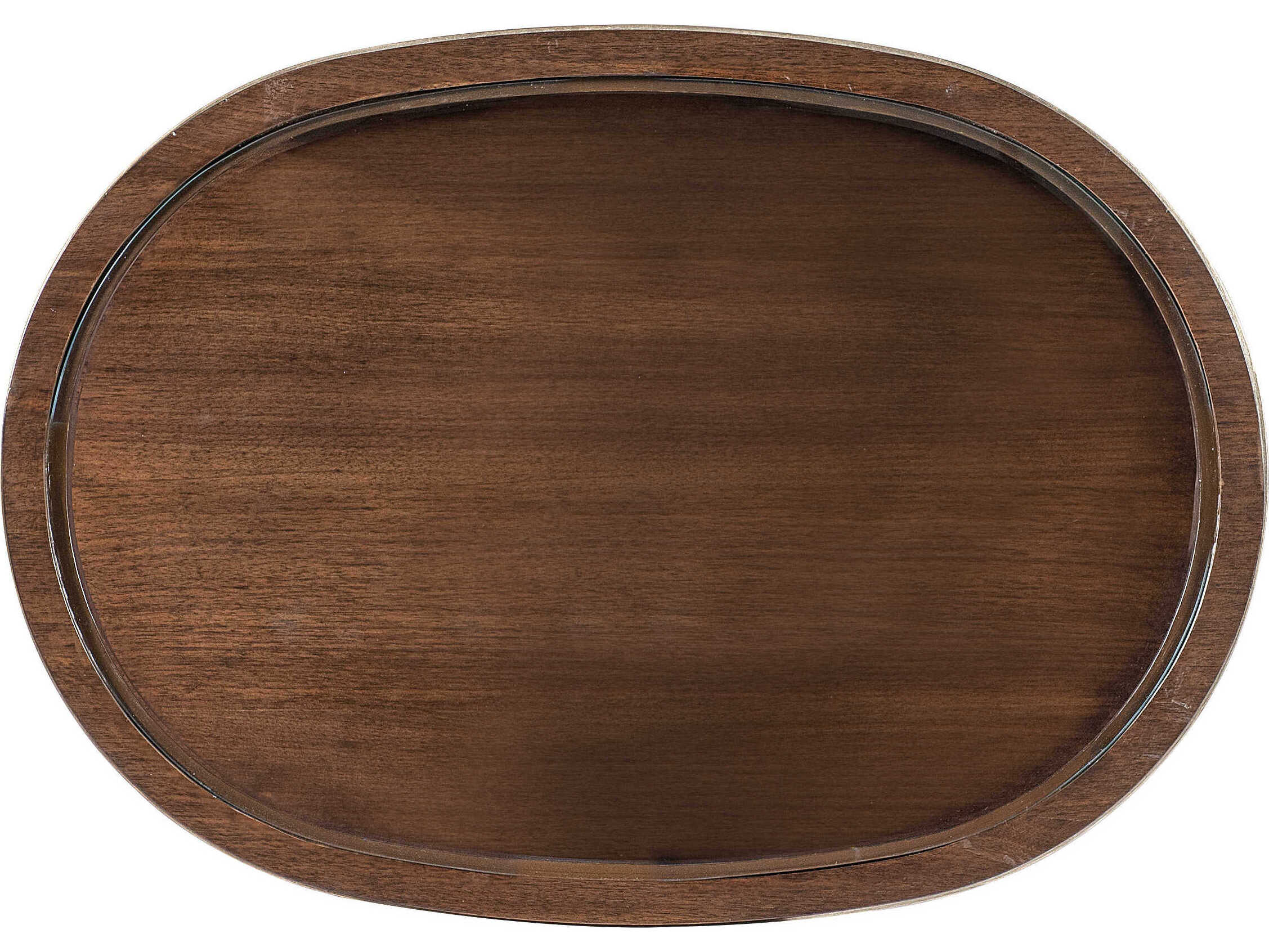 Hooker Furniture Melange Oval Glass End Table