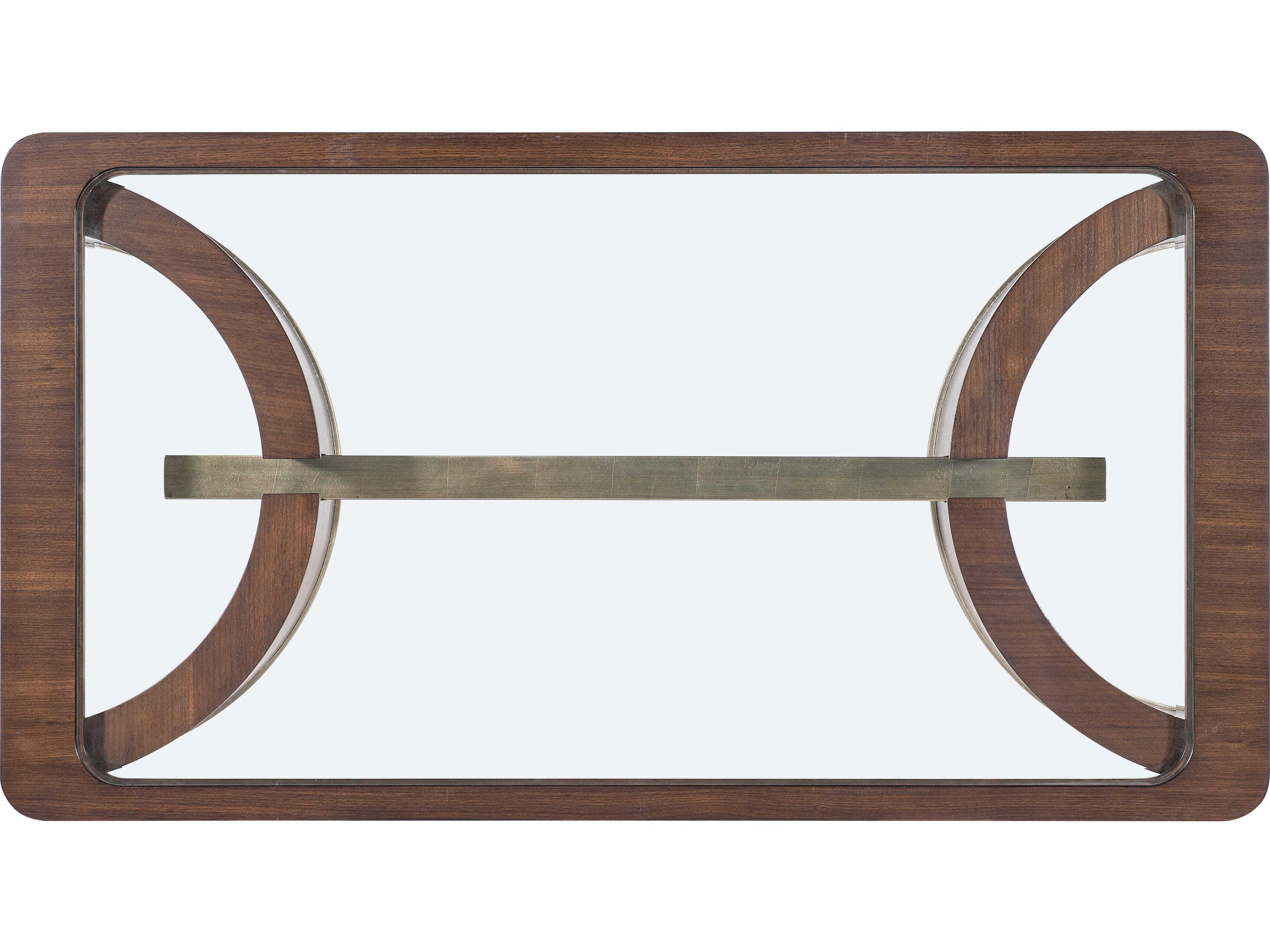 Hooker Furniture Melange Rectangular Glass Coffee Table