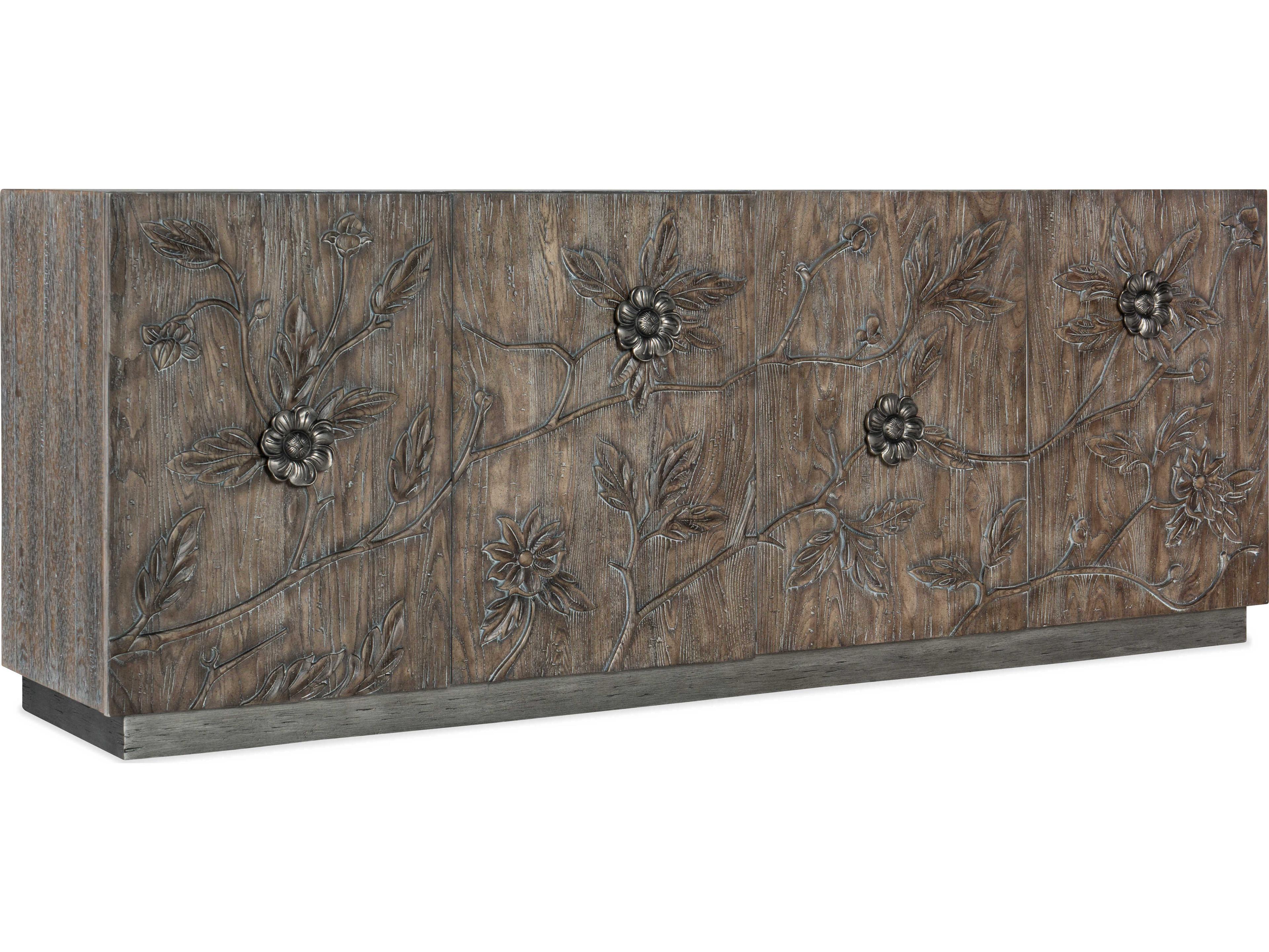 Hooker Furniture Melange Florence 90" Oak Wood Credenza Sideboard