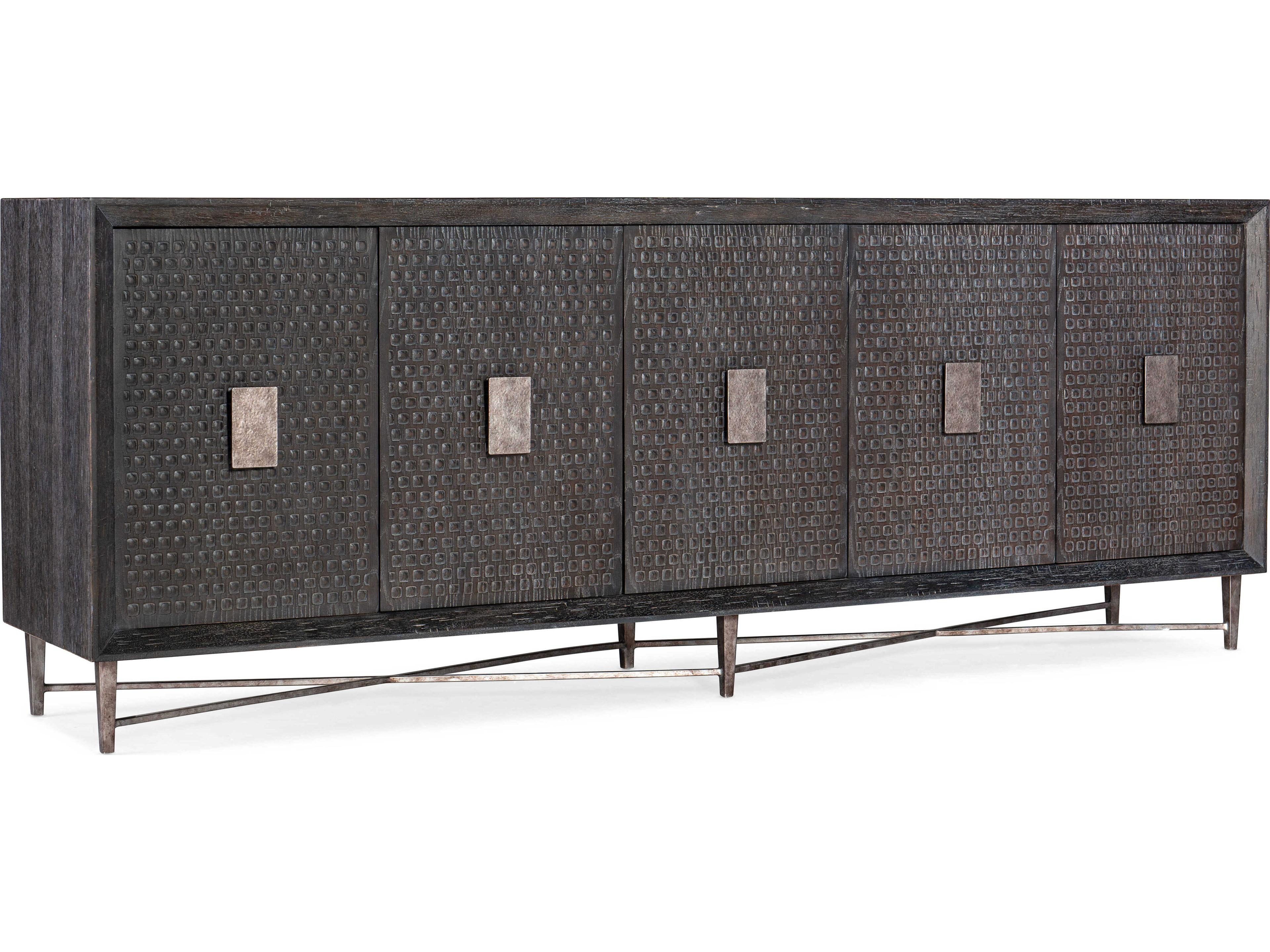 Hooker Furniture Melange 90" Oak Wood Dark Media Console