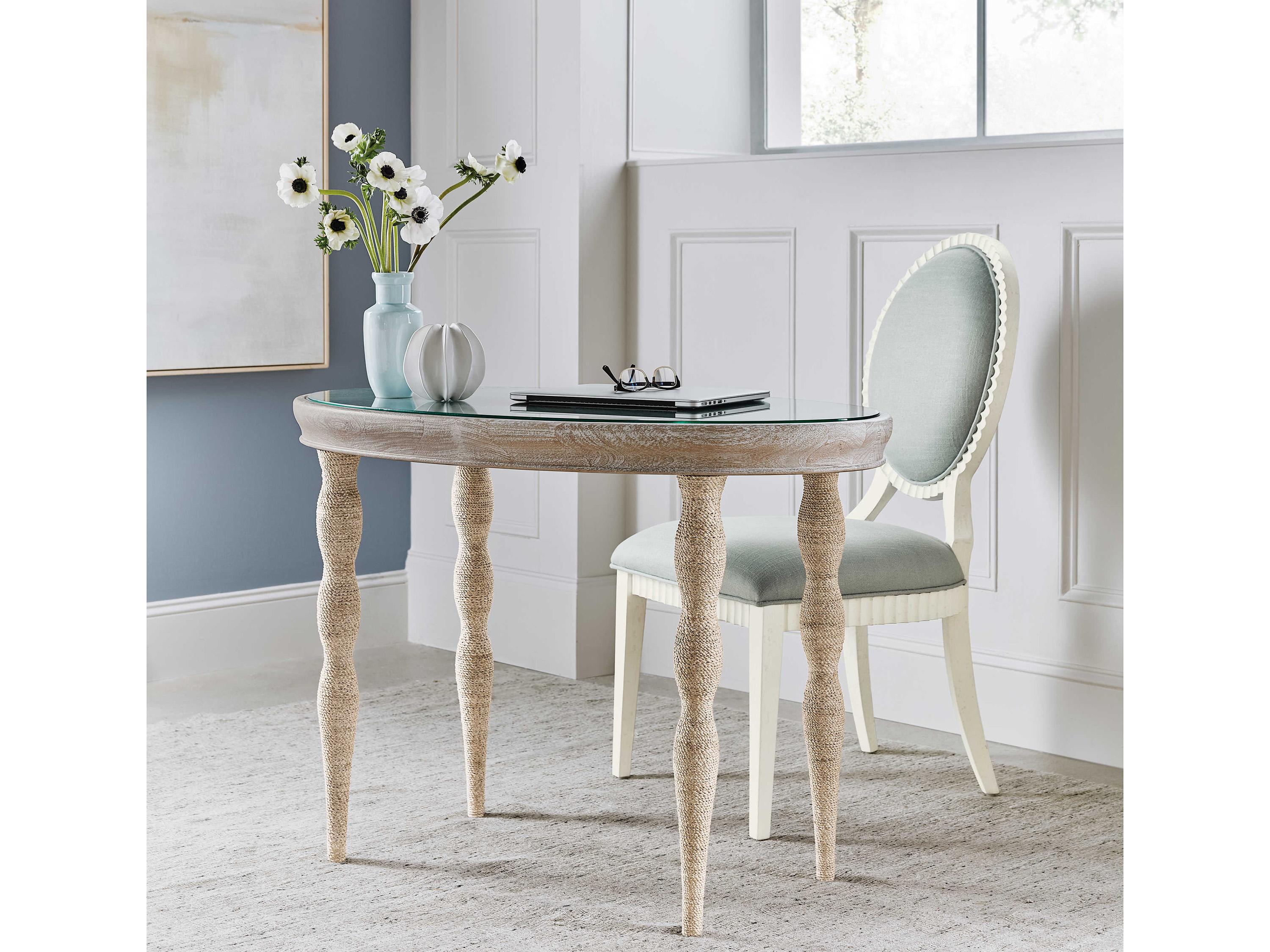 Hooker Furniture Serenity Light Wood White Oak Computer Desk