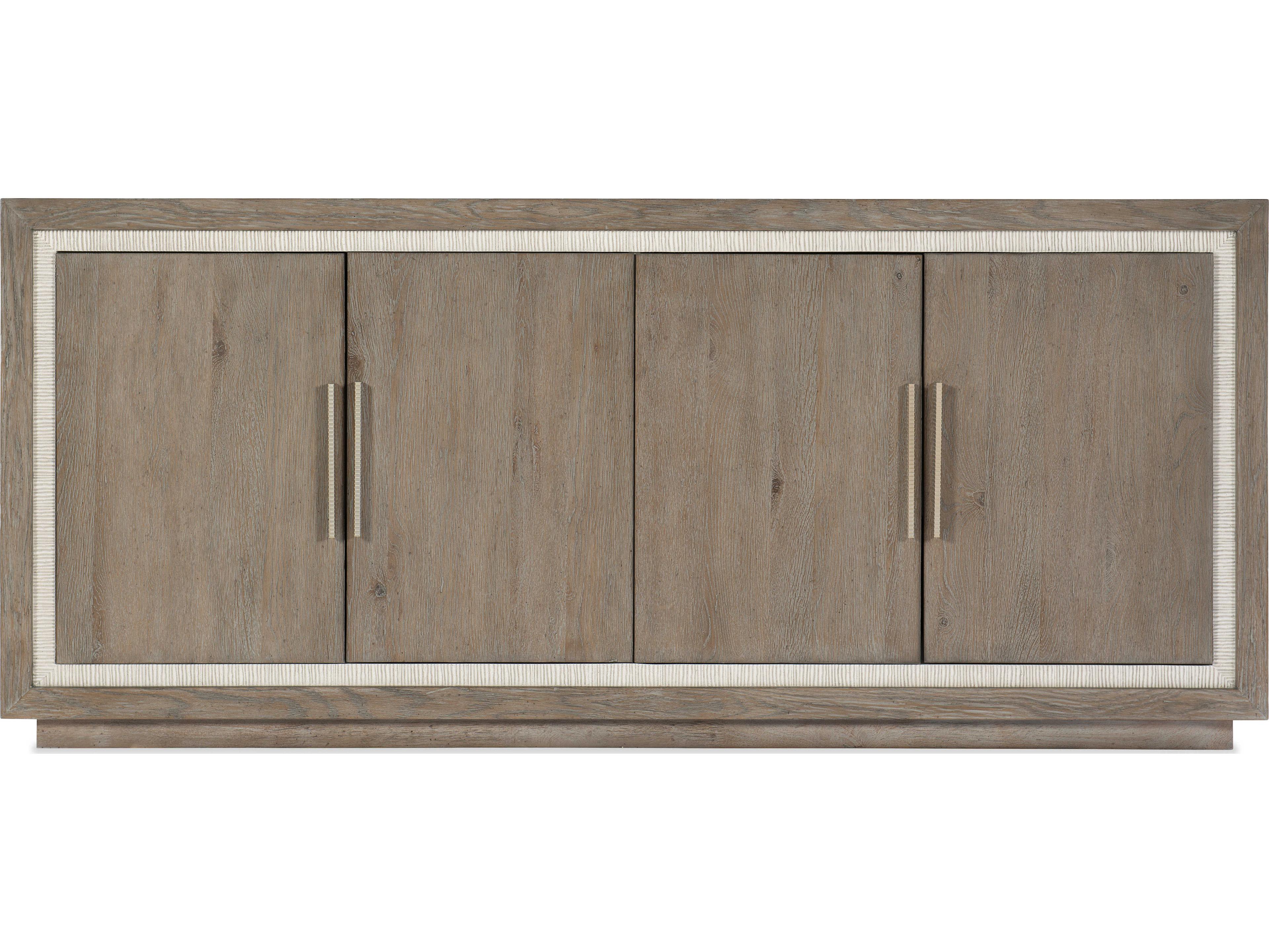 Hooker Furniture Serenity Tulum 78" Oak Wood Gray Media Console