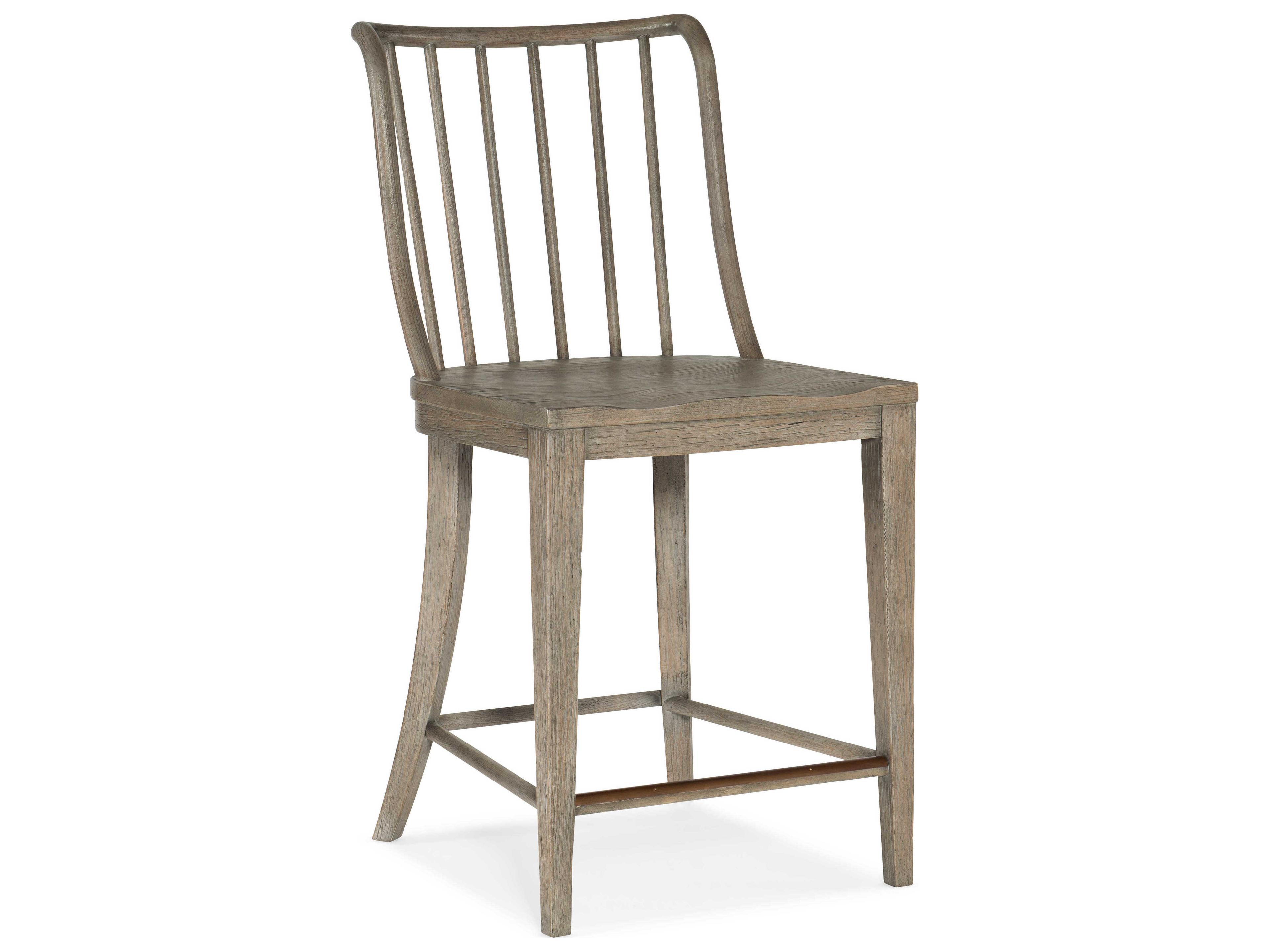 Hooker Furniture Serenity Bermuda Beech Wood Gray Counter Stool