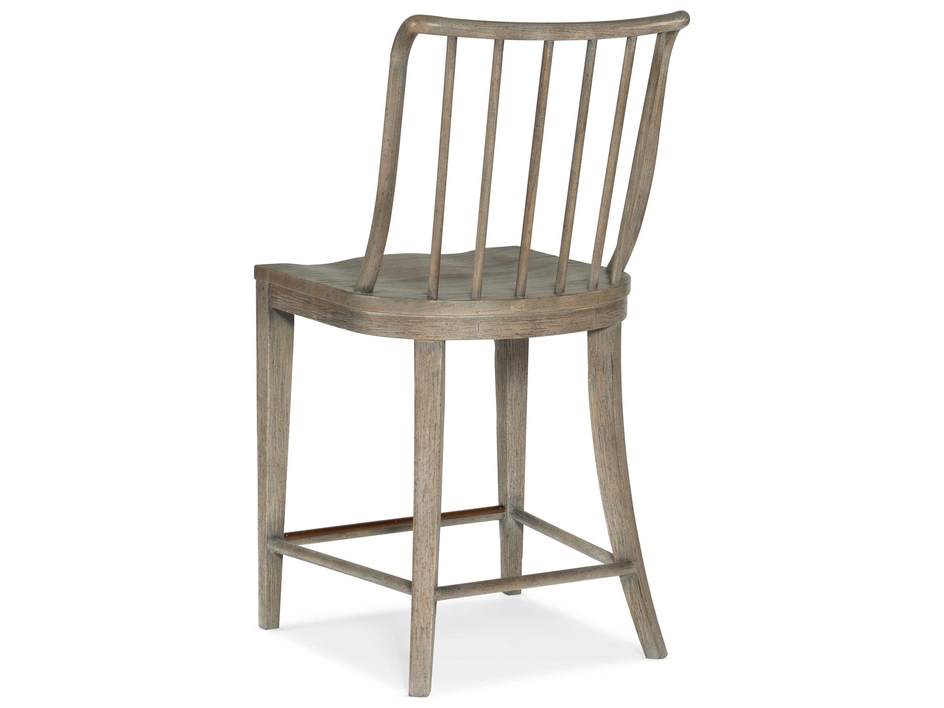Hooker Furniture Serenity Bermuda Beech Wood Gray Counter Stool