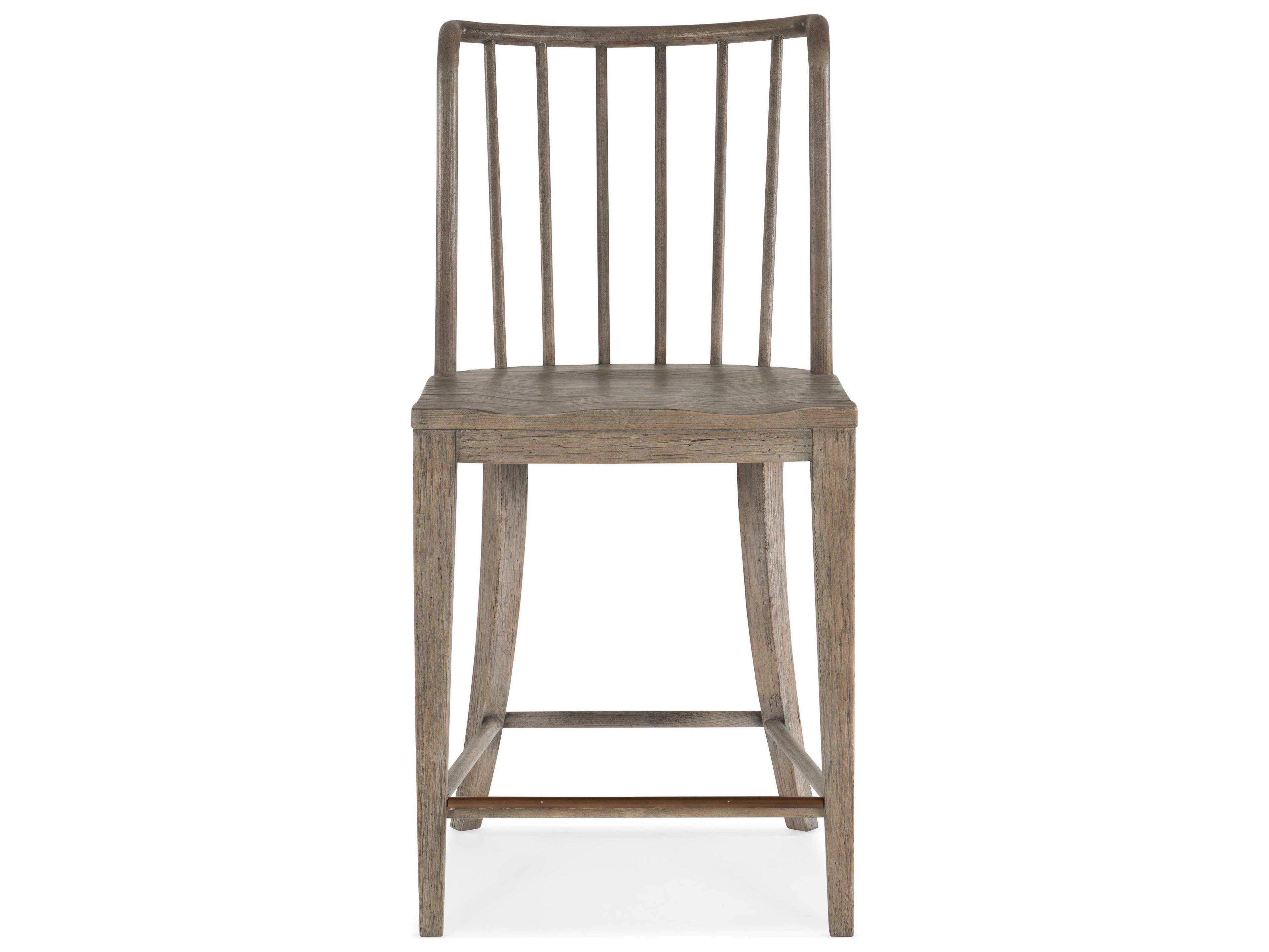 Hooker Furniture Serenity Bermuda Beech Wood Gray Counter Stool
