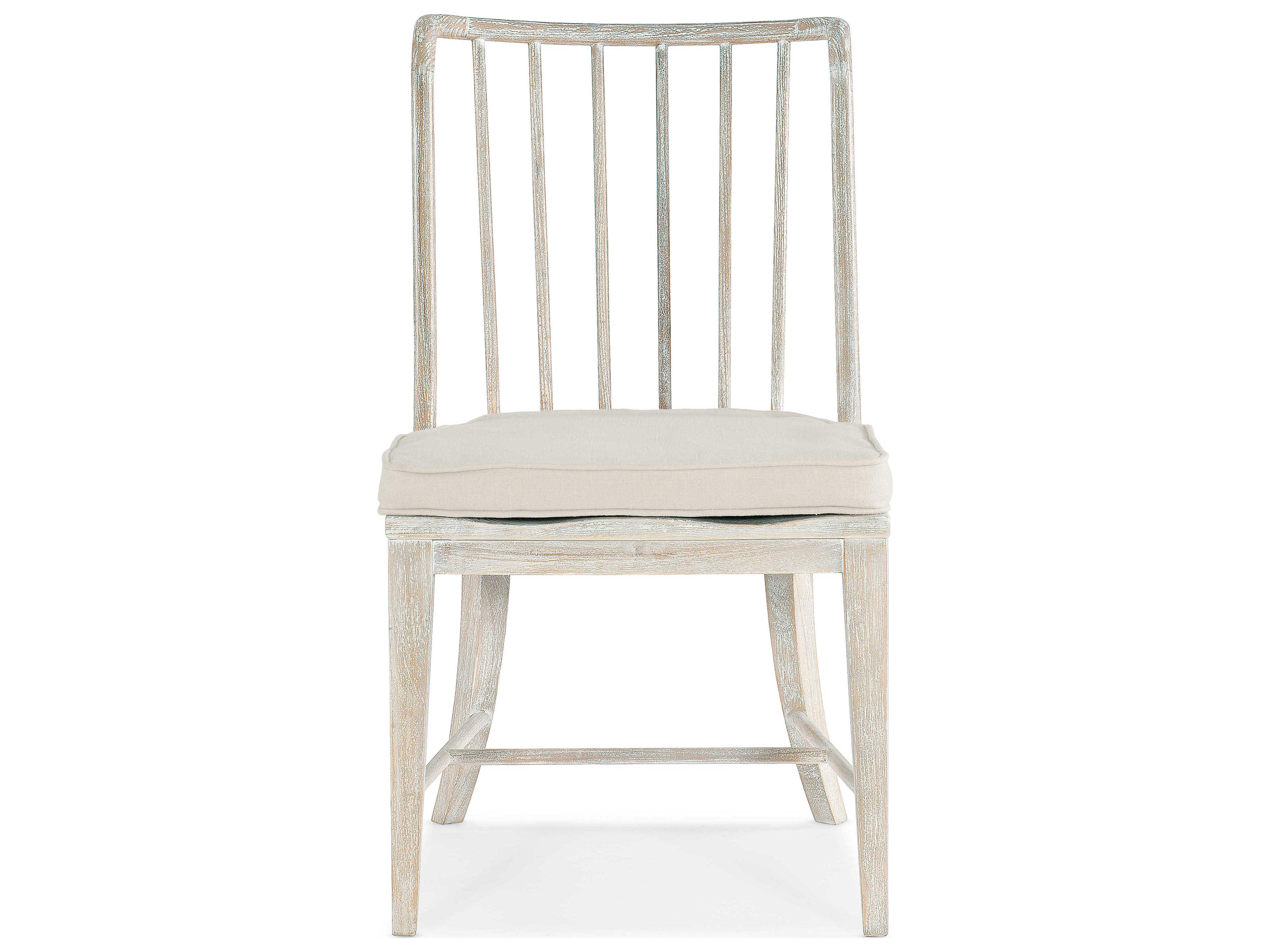 Hooker Furniture Serenity Beech Wood White Upholstered Side Dining Chair