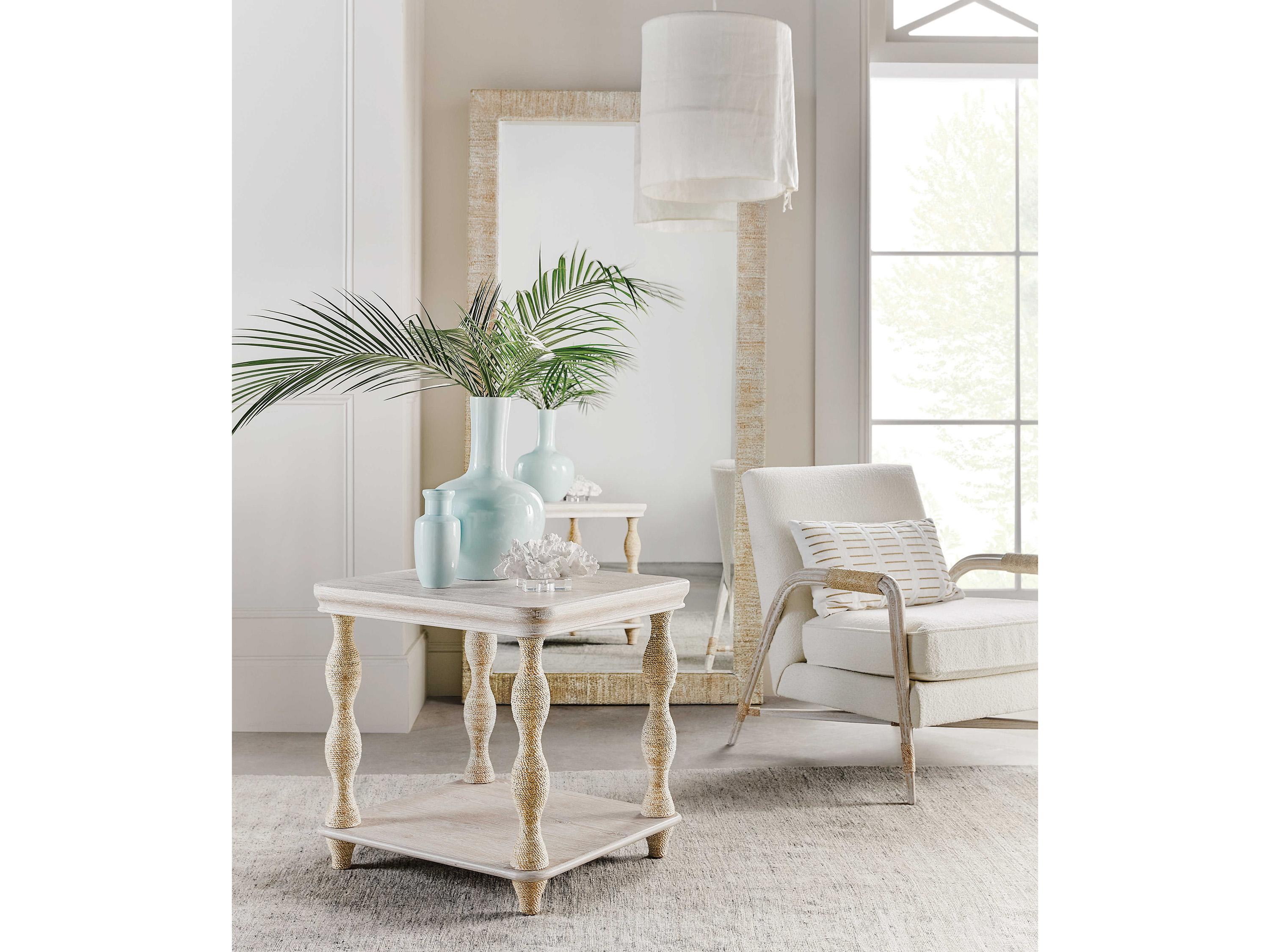 Hooker Furniture Serenity Rectangular Light Wood End Table