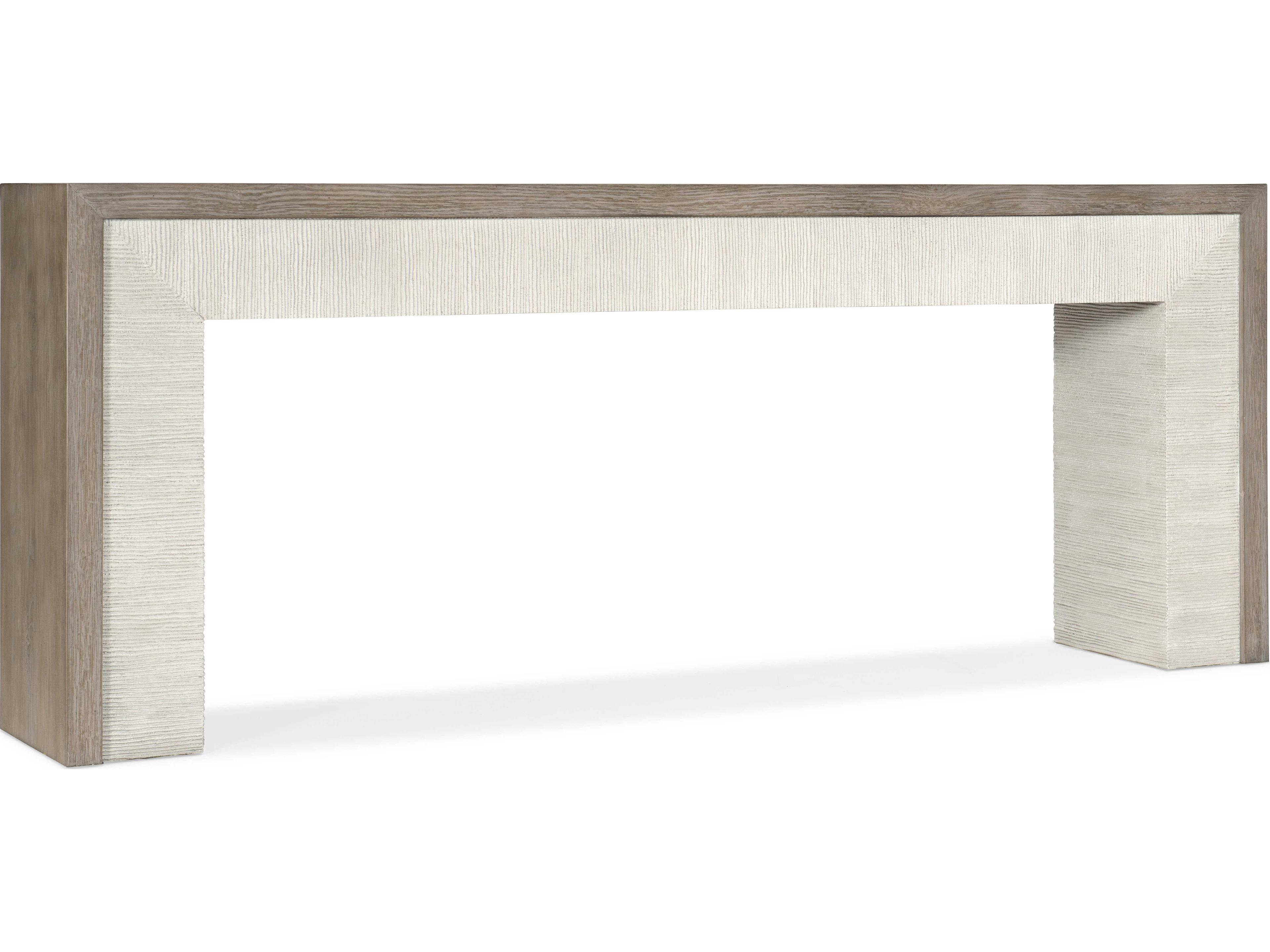 Hooker Furniture Serenity Skipper Rectangular Wood Gray Console Table