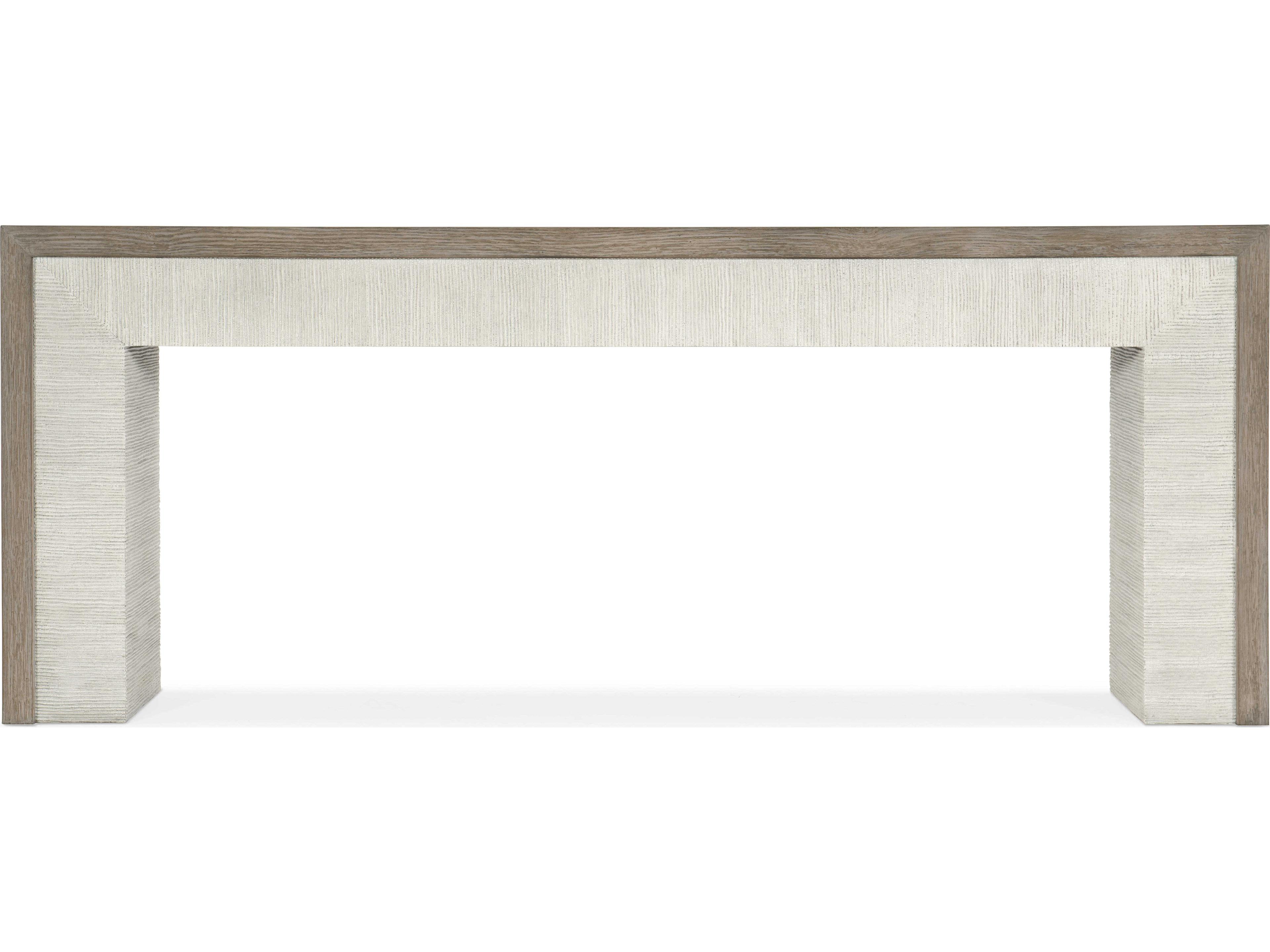 Hooker Furniture Serenity Skipper Rectangular Wood Gray Console Table