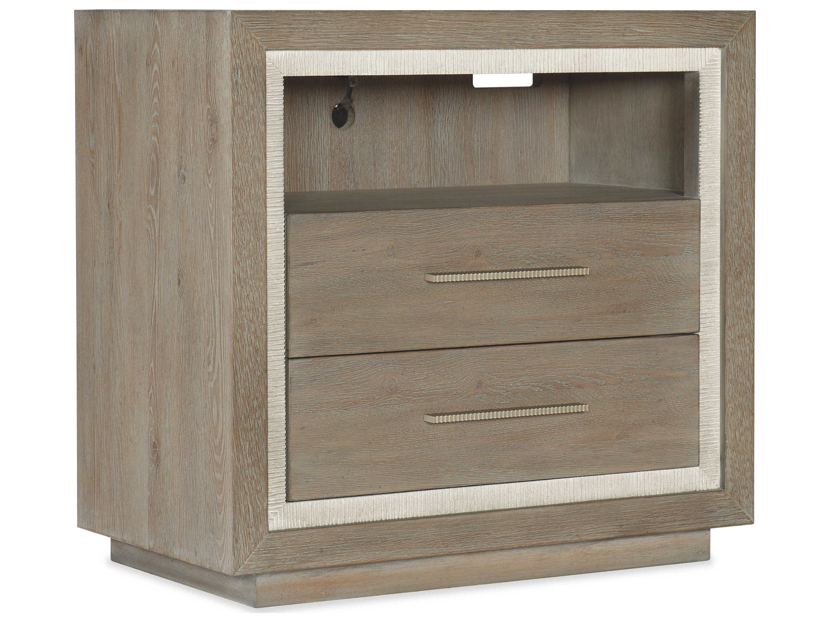 Hooker Furniture Serenity Balboa 2-Drawers Oak Wood Nightstand