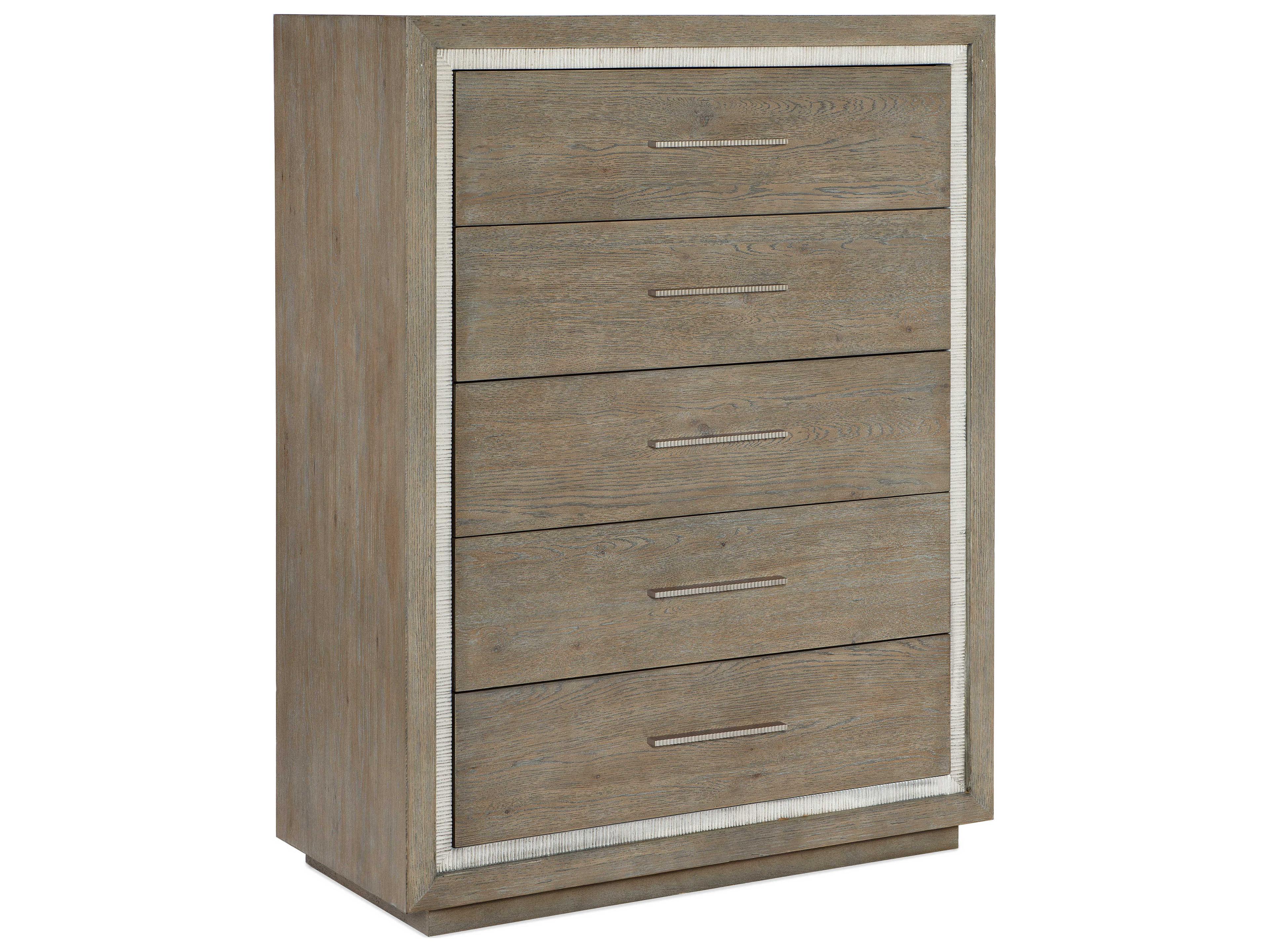 Hooker Furniture Serenity 5-Drawers Gray Cedar Wood Accent Chest