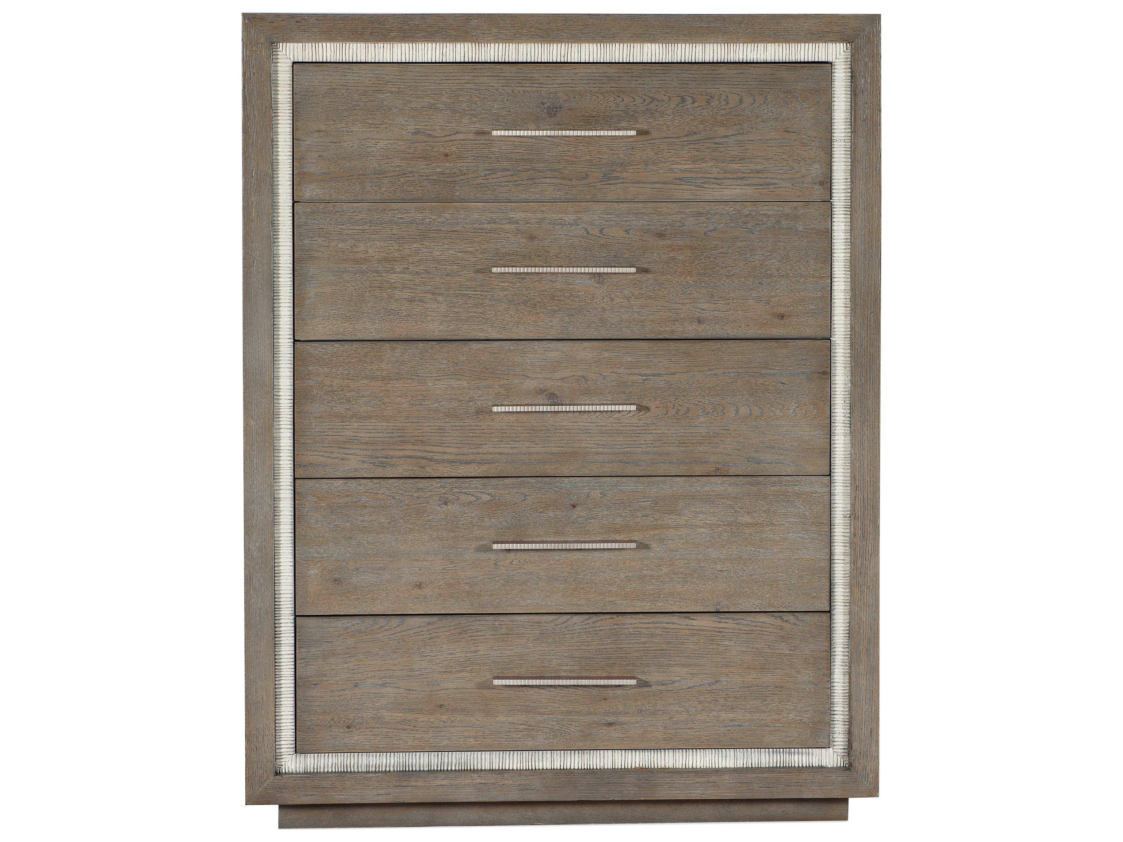Hooker Furniture Serenity 5-Drawers Gray Cedar Wood Accent Chest
