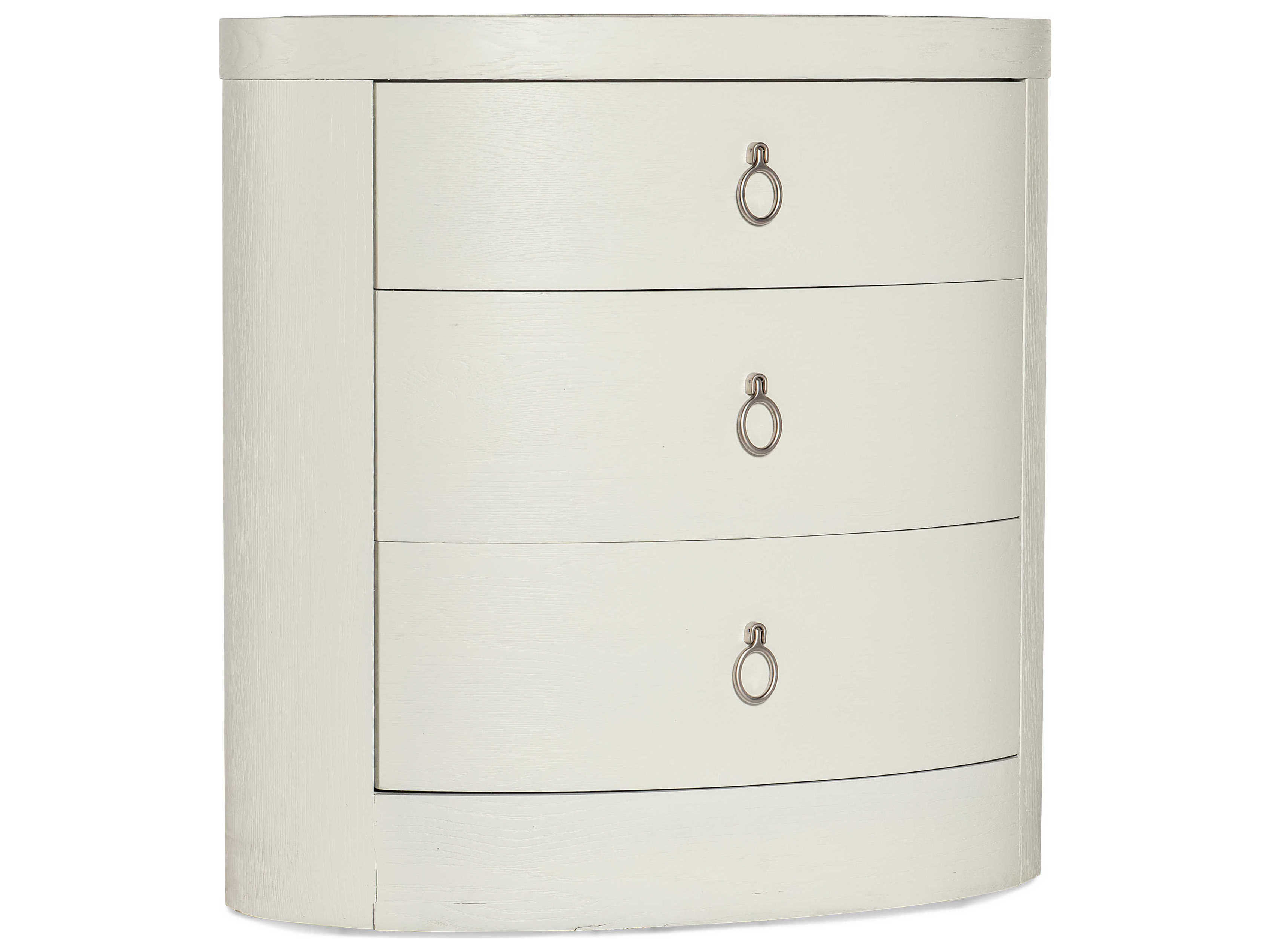 Hooker Furniture Serenity Wavecrest 3-Drawers Oak Wood Nightstand