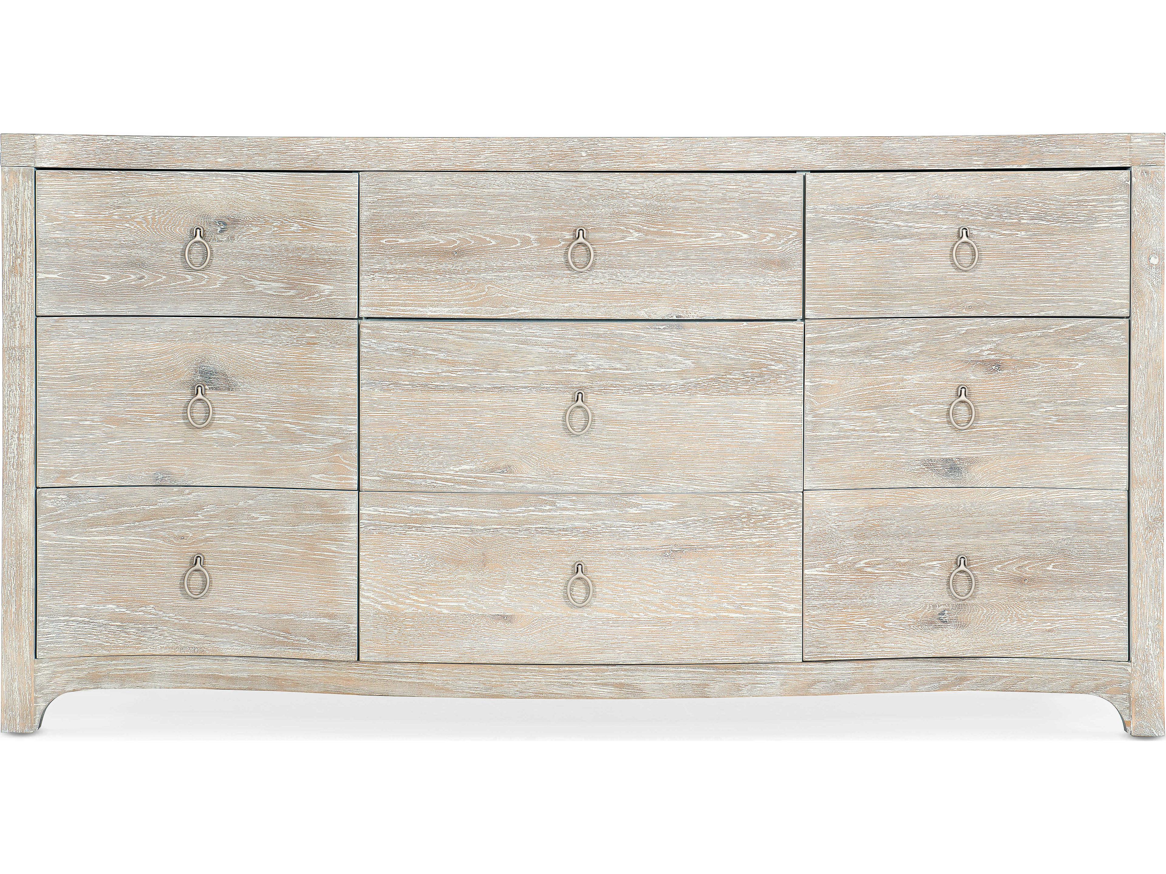 Hooker Furniture Serenity Harbour 9-Drawers White Cedar Wood Dresser