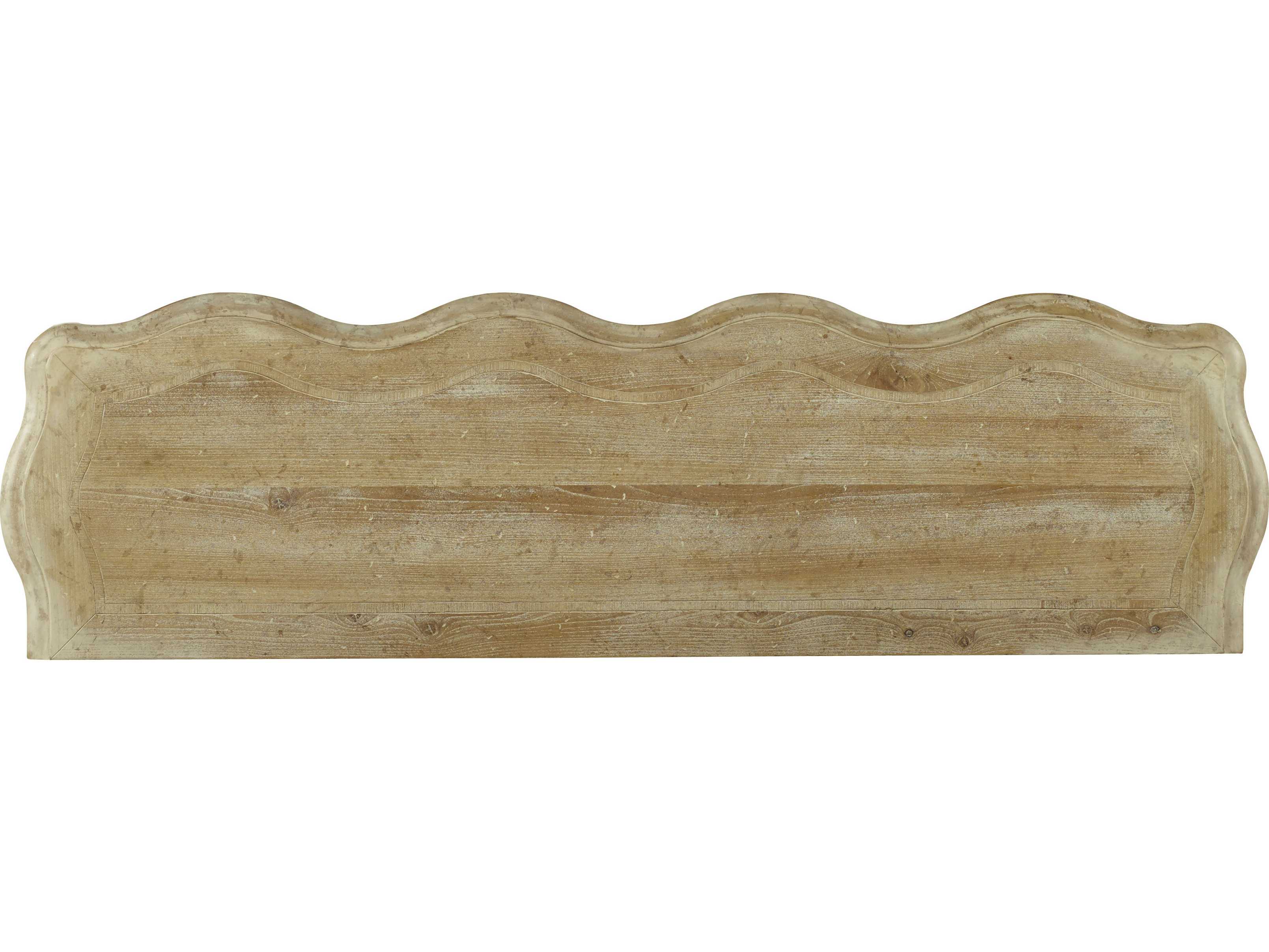 Hooker Furniture Melange Draped 54" Hardwood Light Wood Credenza Sideboard