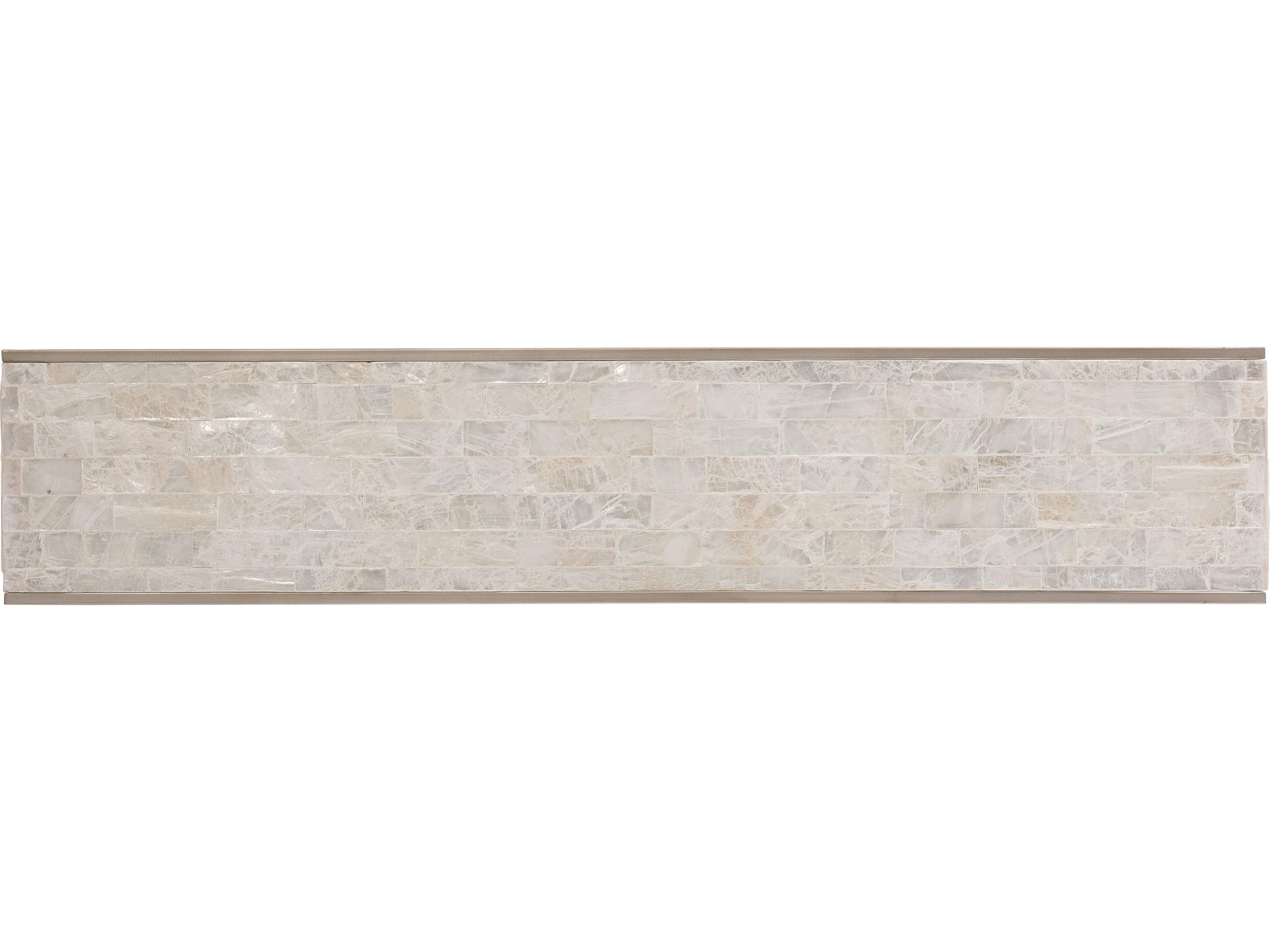 Hooker Furniture Melange Emma Rectangular White Console Table