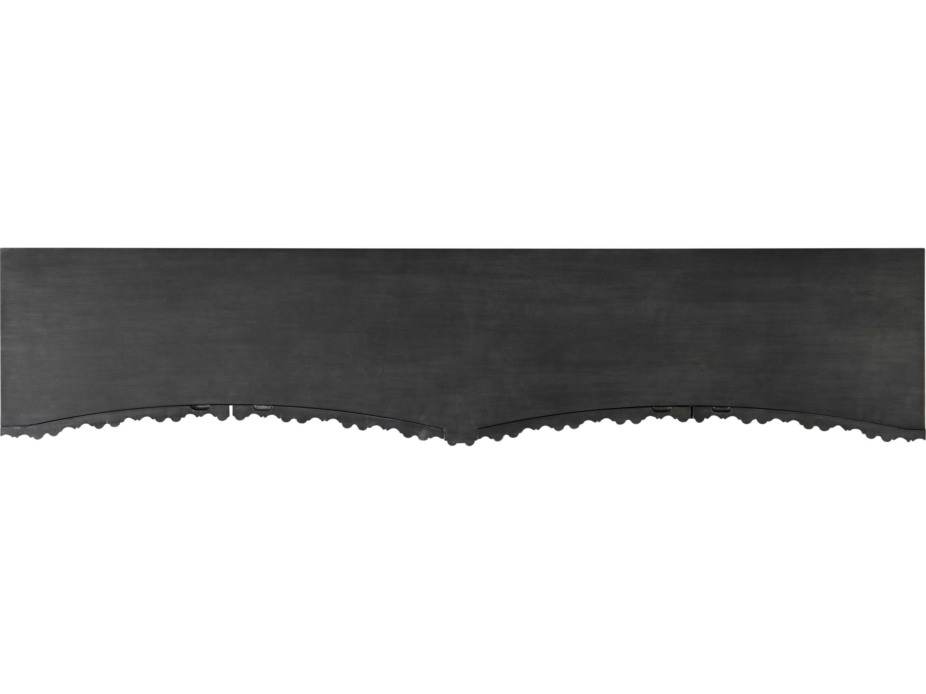 Hooker Furniture Melange Apollo 92" Poplar Wood Silver Gold Media Console