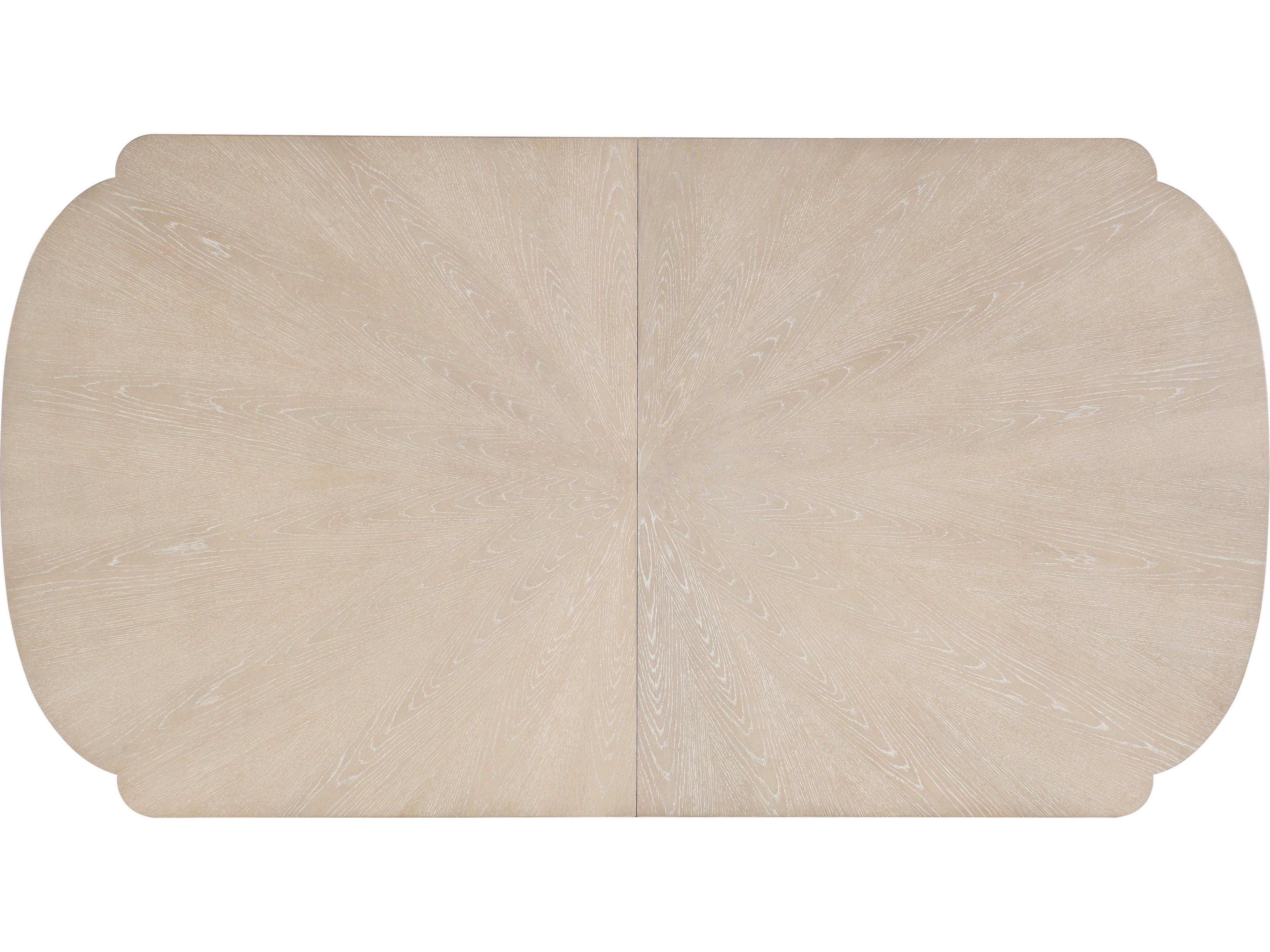 Hooker Furniture Nouveau Chic Extendable Rectangular Wood Sandstone Dining Table