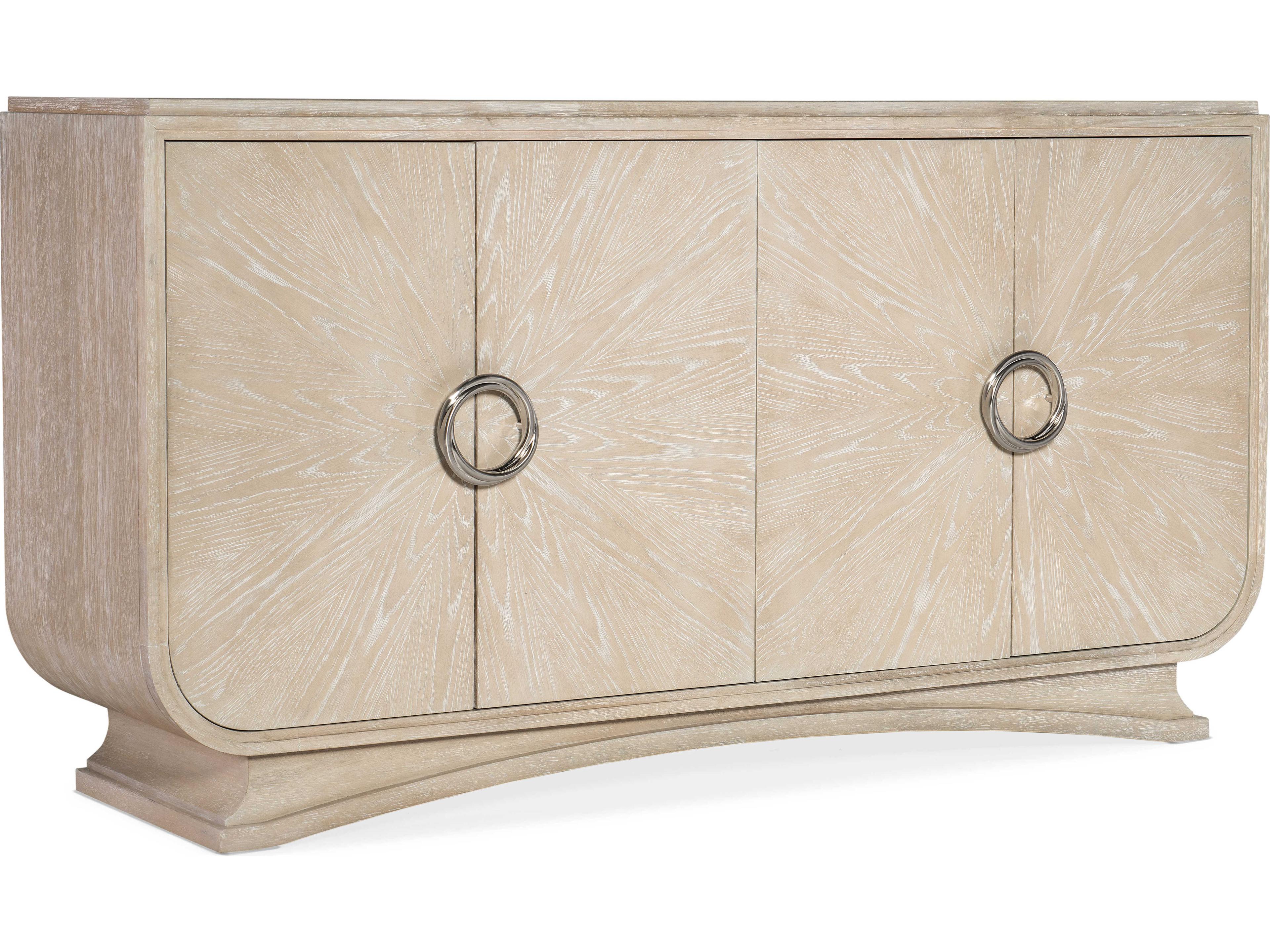 Hooker Furniture Nouveau Chic 72" Oak Wood Sandstone Sideboard