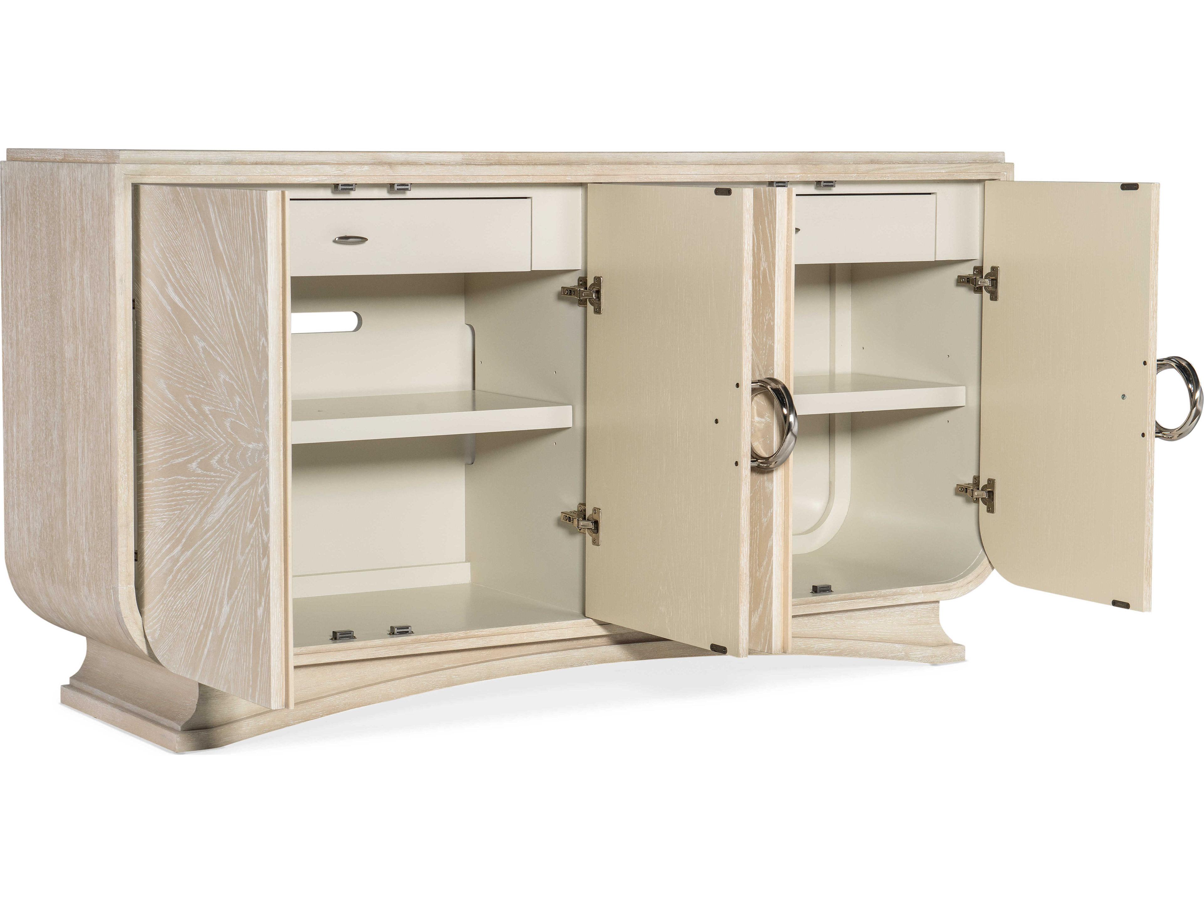 Hooker Furniture Nouveau Chic 72" Oak Wood Sandstone Sideboard