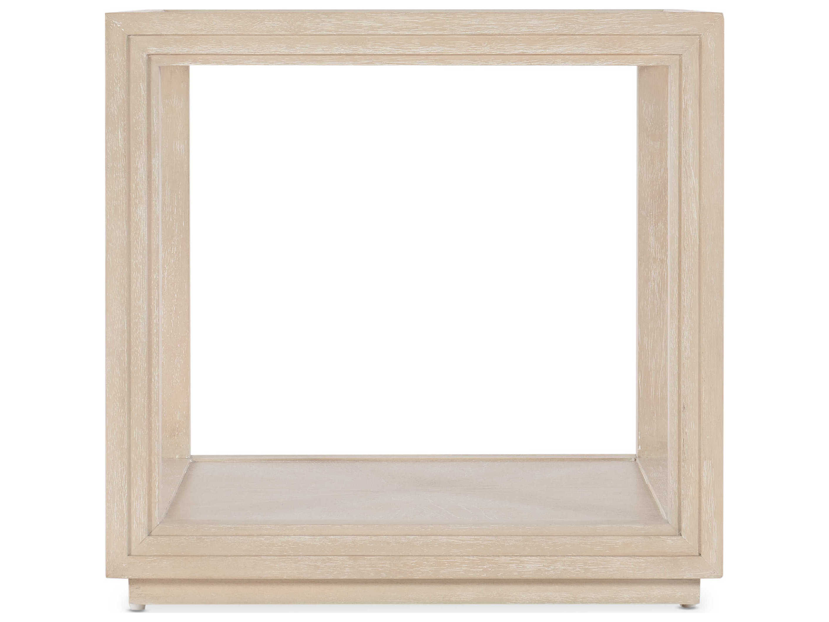 Hooker Furniture Nouveau Chic Rectangular Glass Sandstone End Table