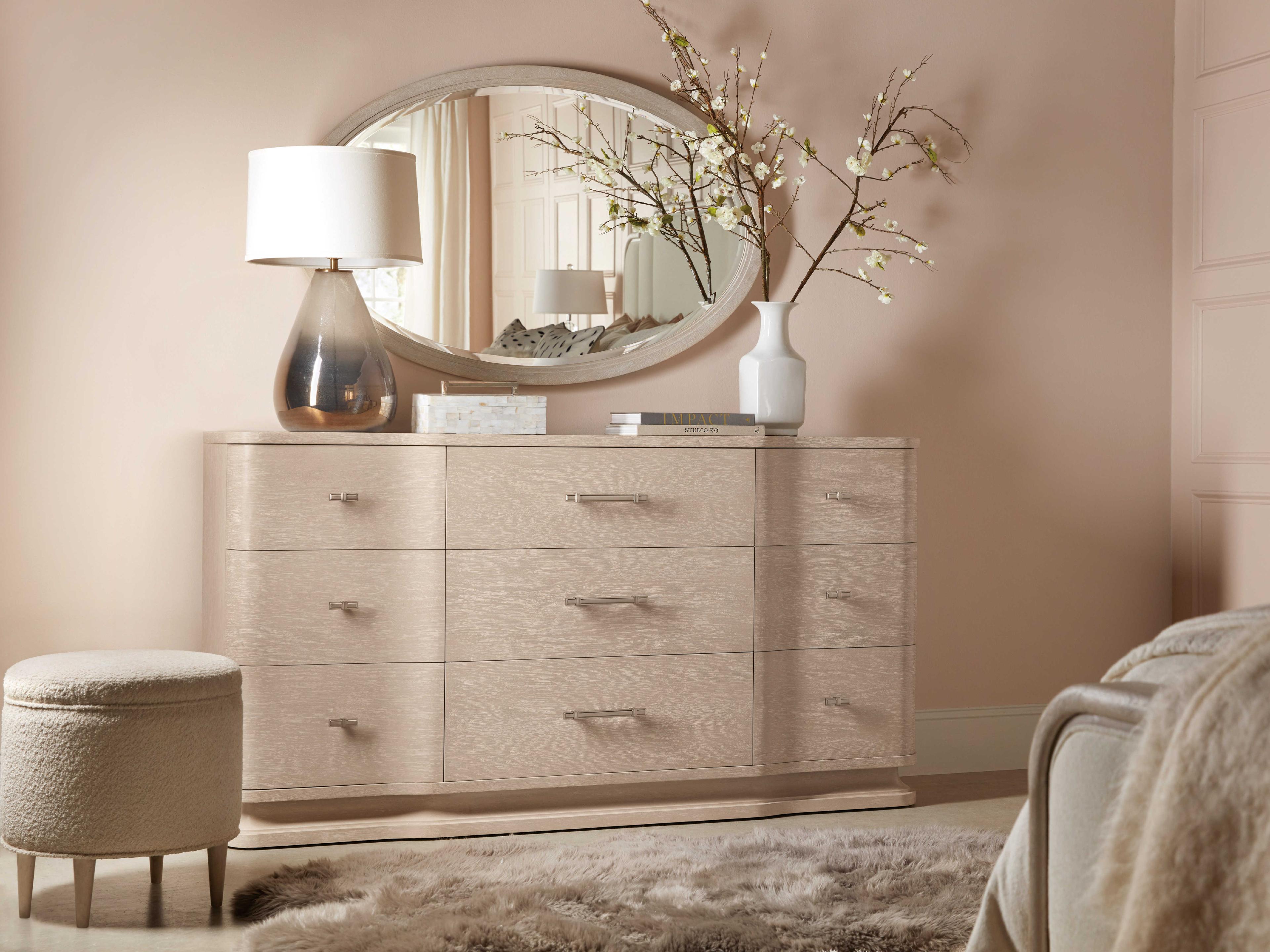 Hooker Furniture Nouveau Chic Oval Wall Mirror