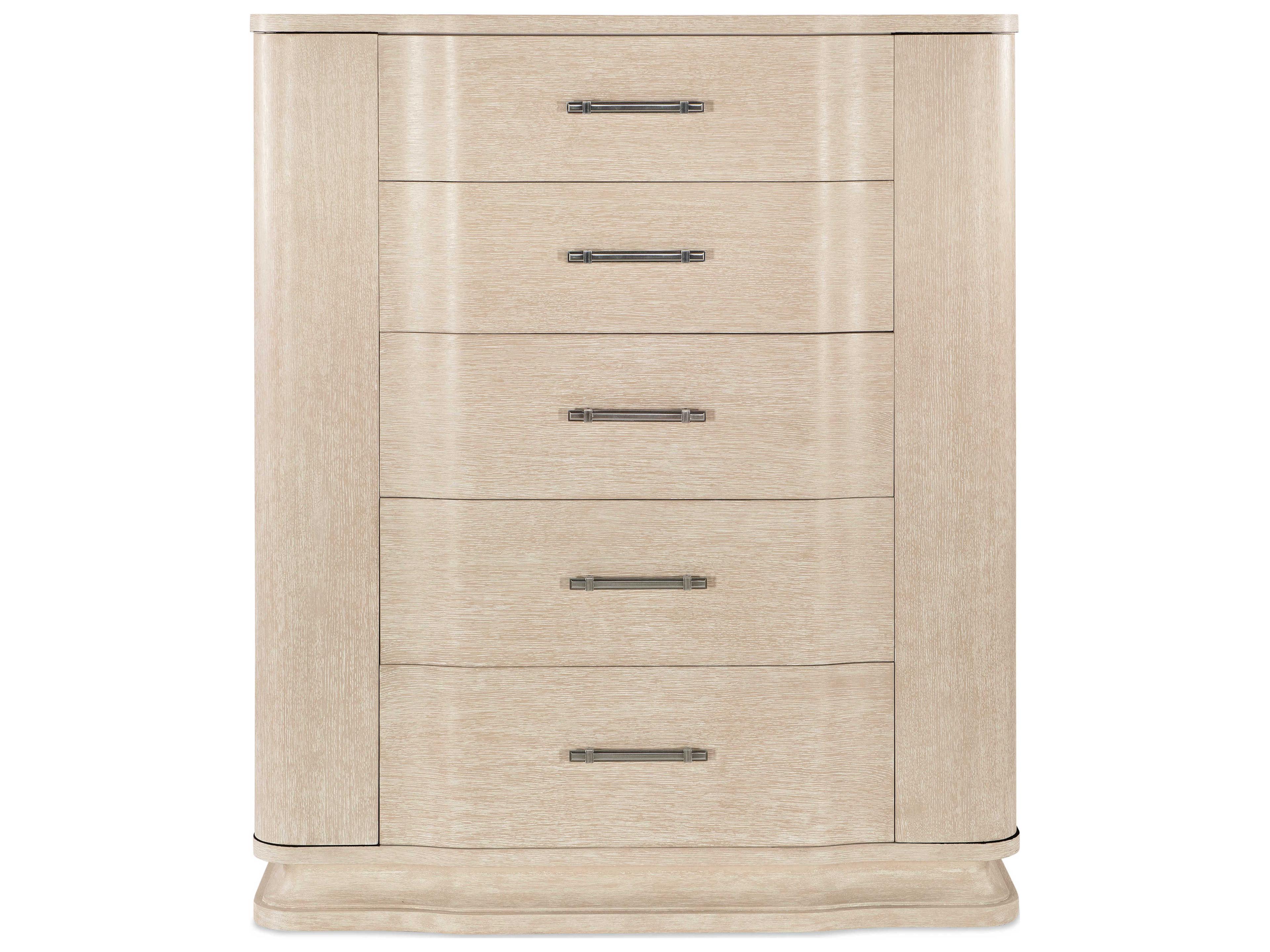 Hooker Furniture Nouveau Chic 5-Drawers Sandstone Beige Cedar Wood Accent Chest