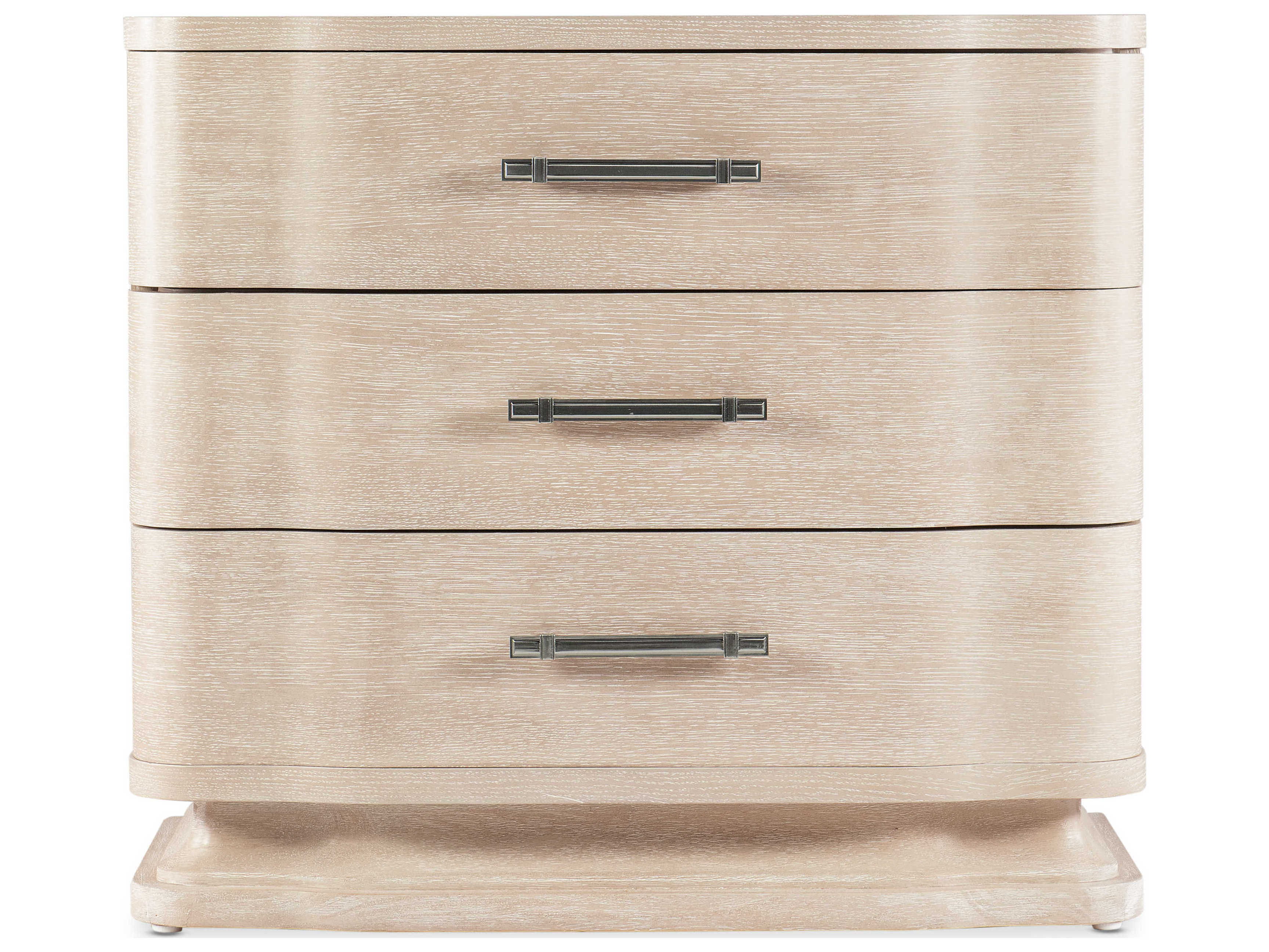 Hooker Furniture Nouveau Chic 3-Drawers Beige Oak Wood Nightstand
