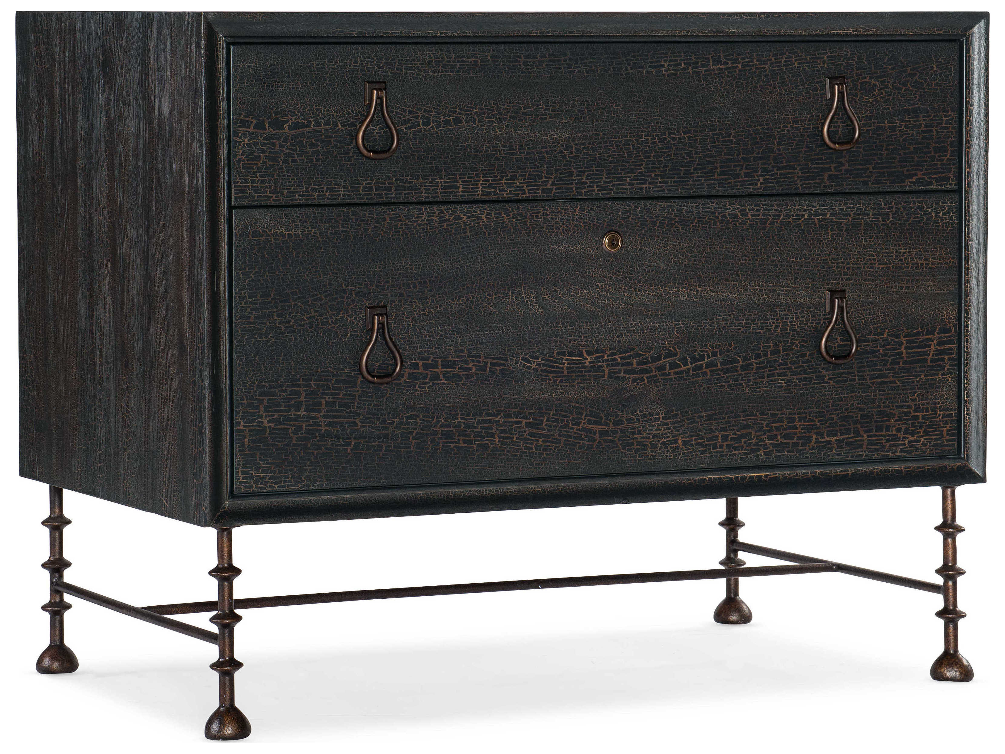 Luxecor Heritage Charred Timber File Cabinet