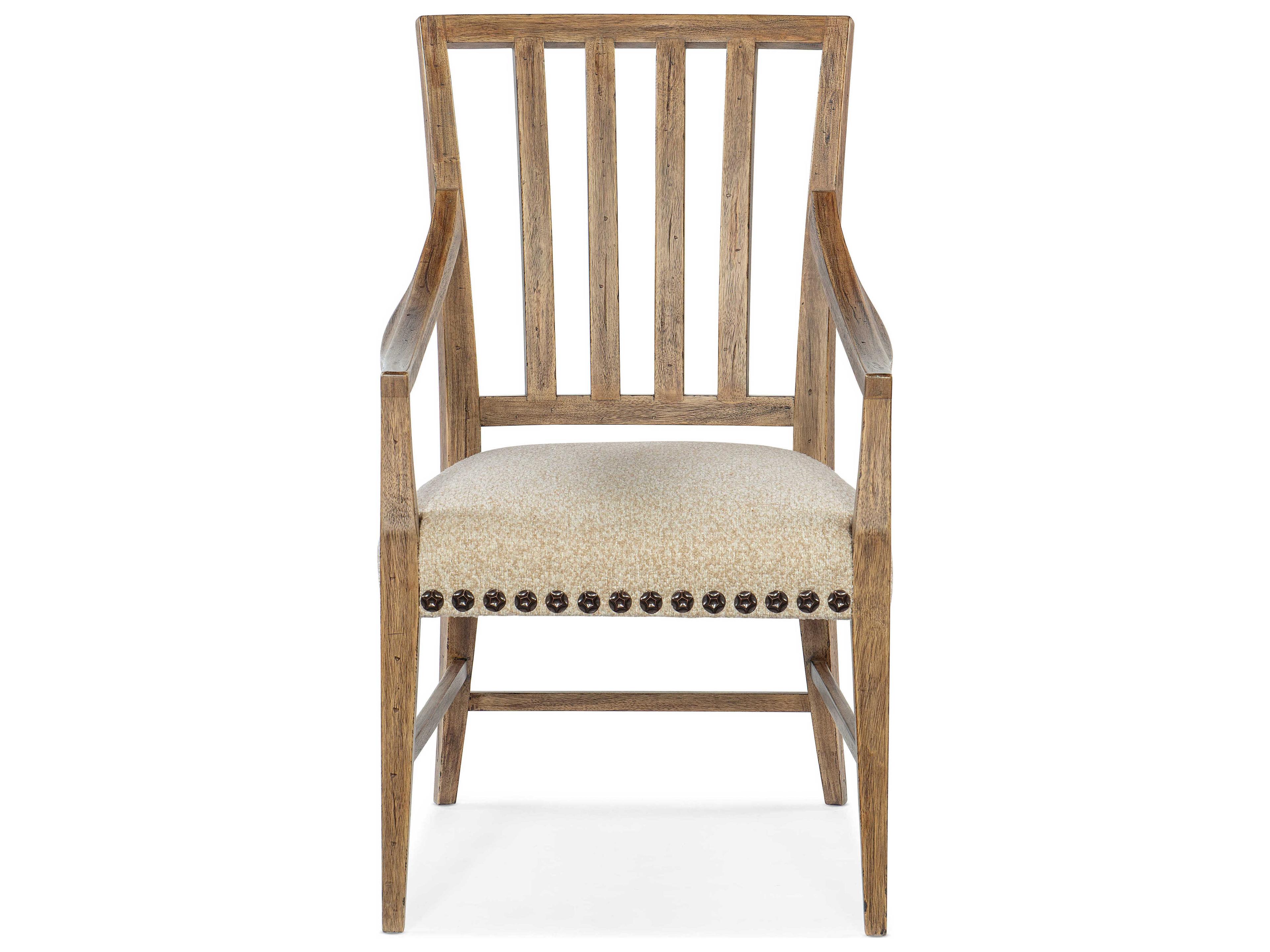 Hooker Furniture Big Sky Brown Upholstered Arm Dining Chair