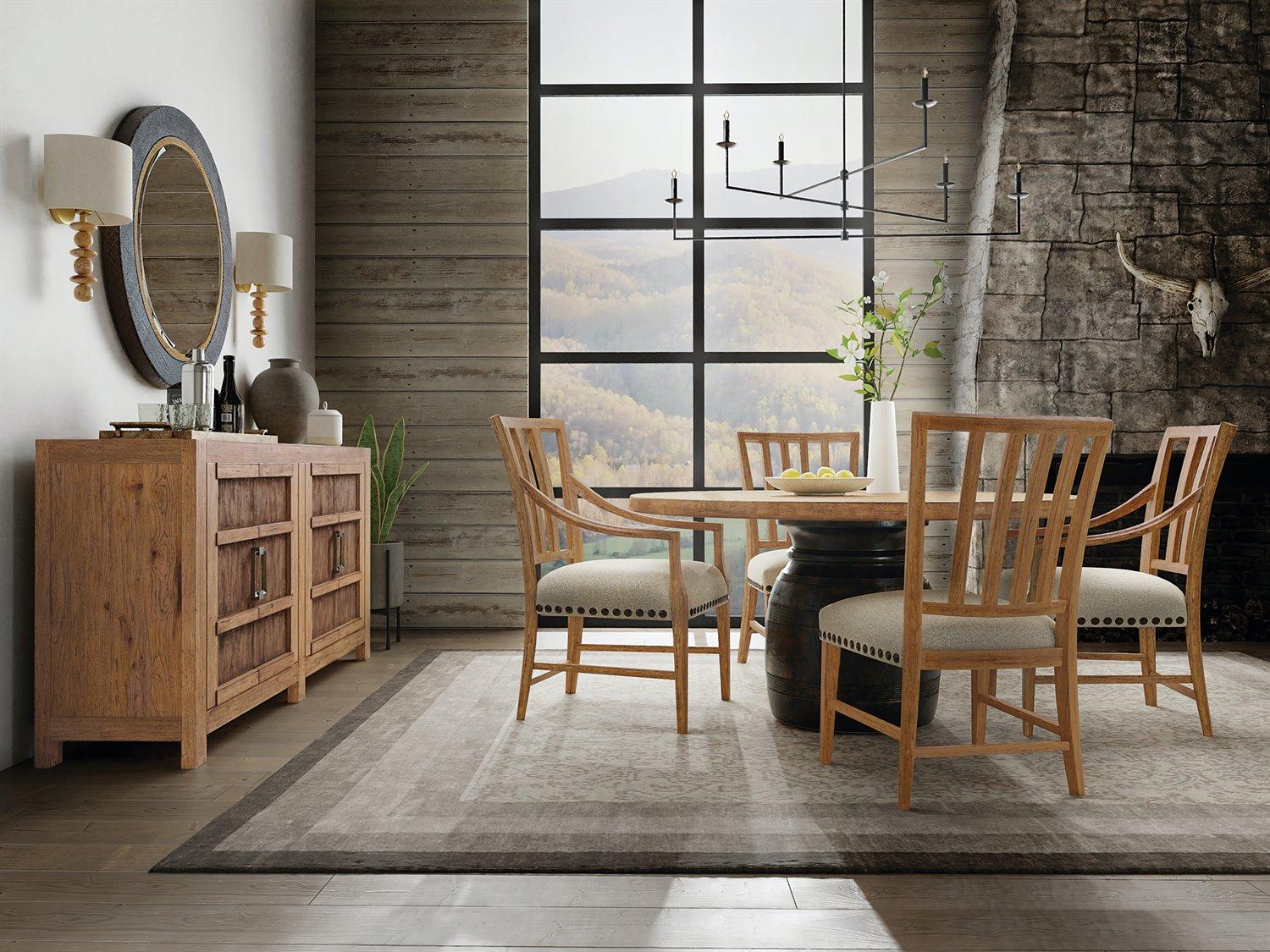 Hooker Furniture Big Sky Brown Upholstered Side Dining Chair