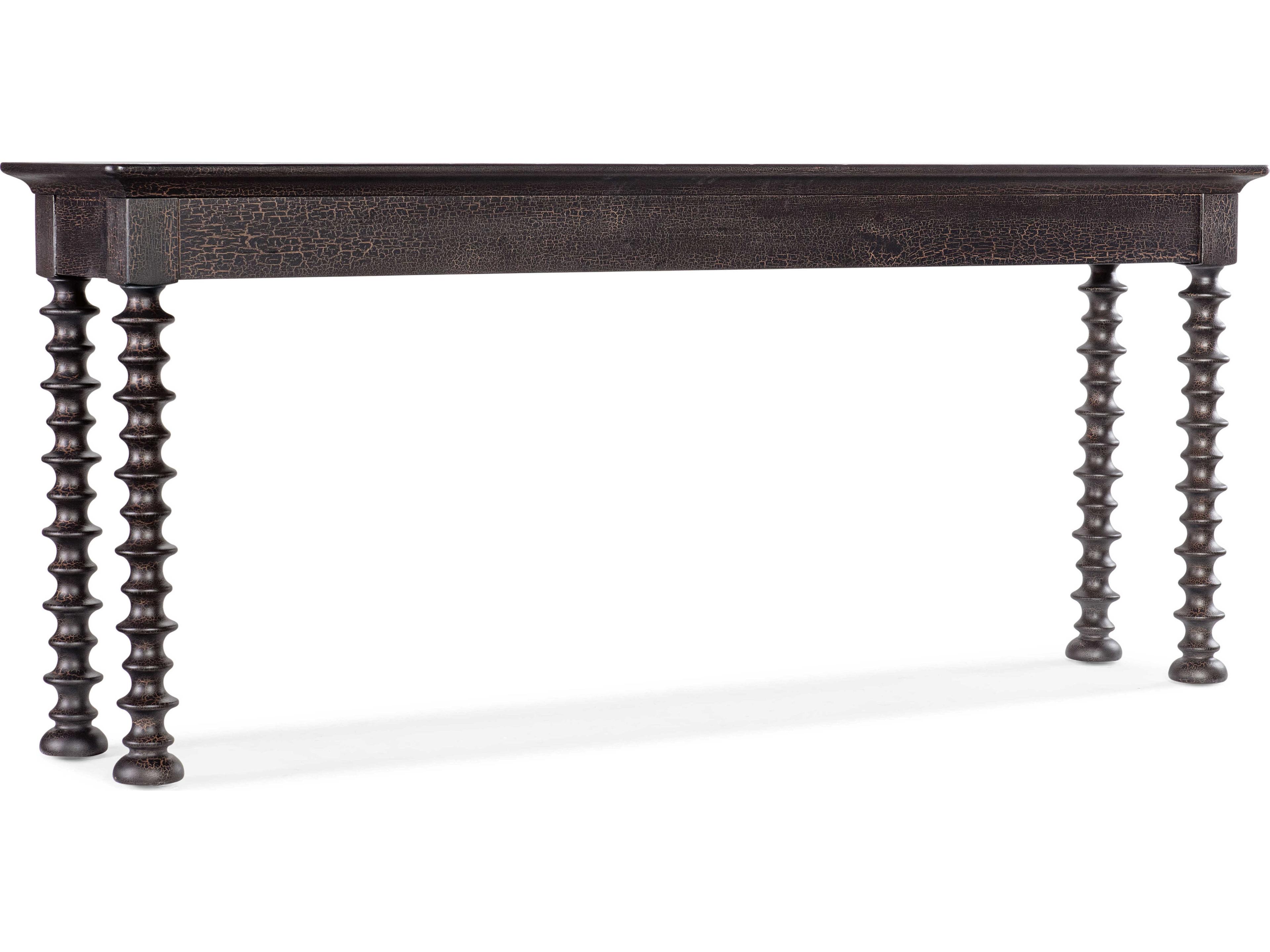 Hooker Furniture Big Sky Rectangular Wood Black Console Table
