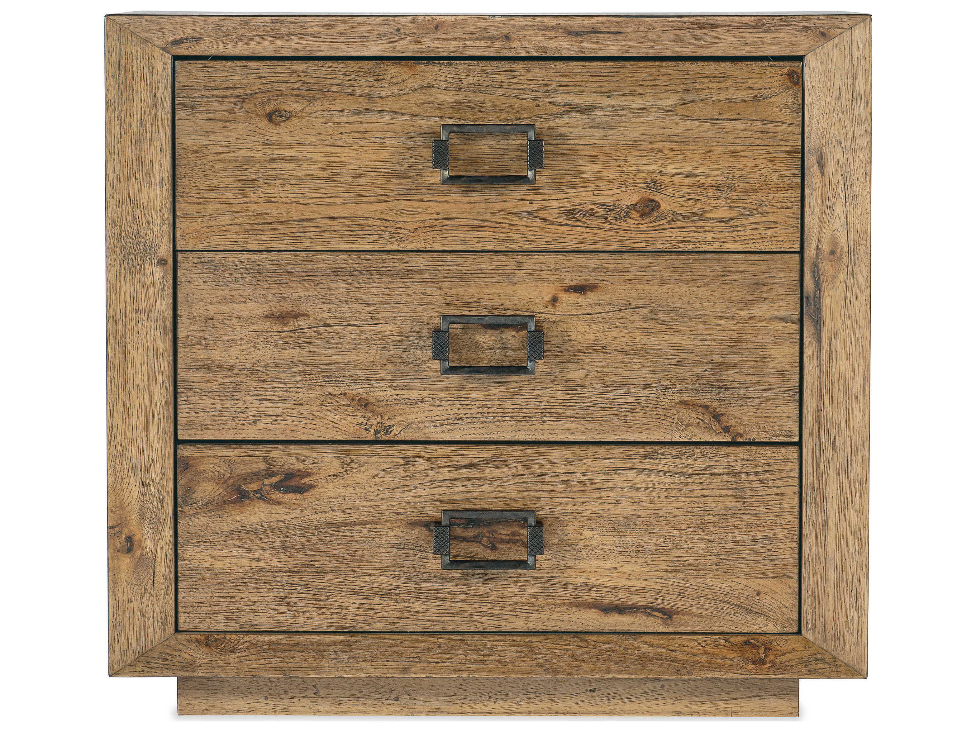 Hooker Furniture Big Sky 3-Drawers Brown Cedar Wood Nightstand