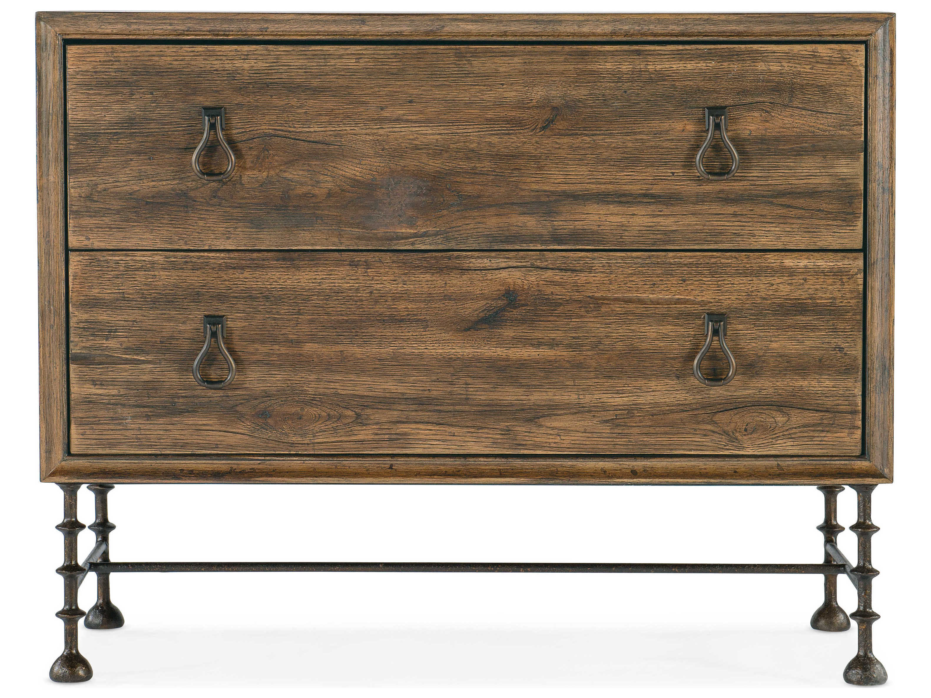 Hooker Furniture Big Sky 2-Drawers Brown Cedar Wood Chest Nightstand